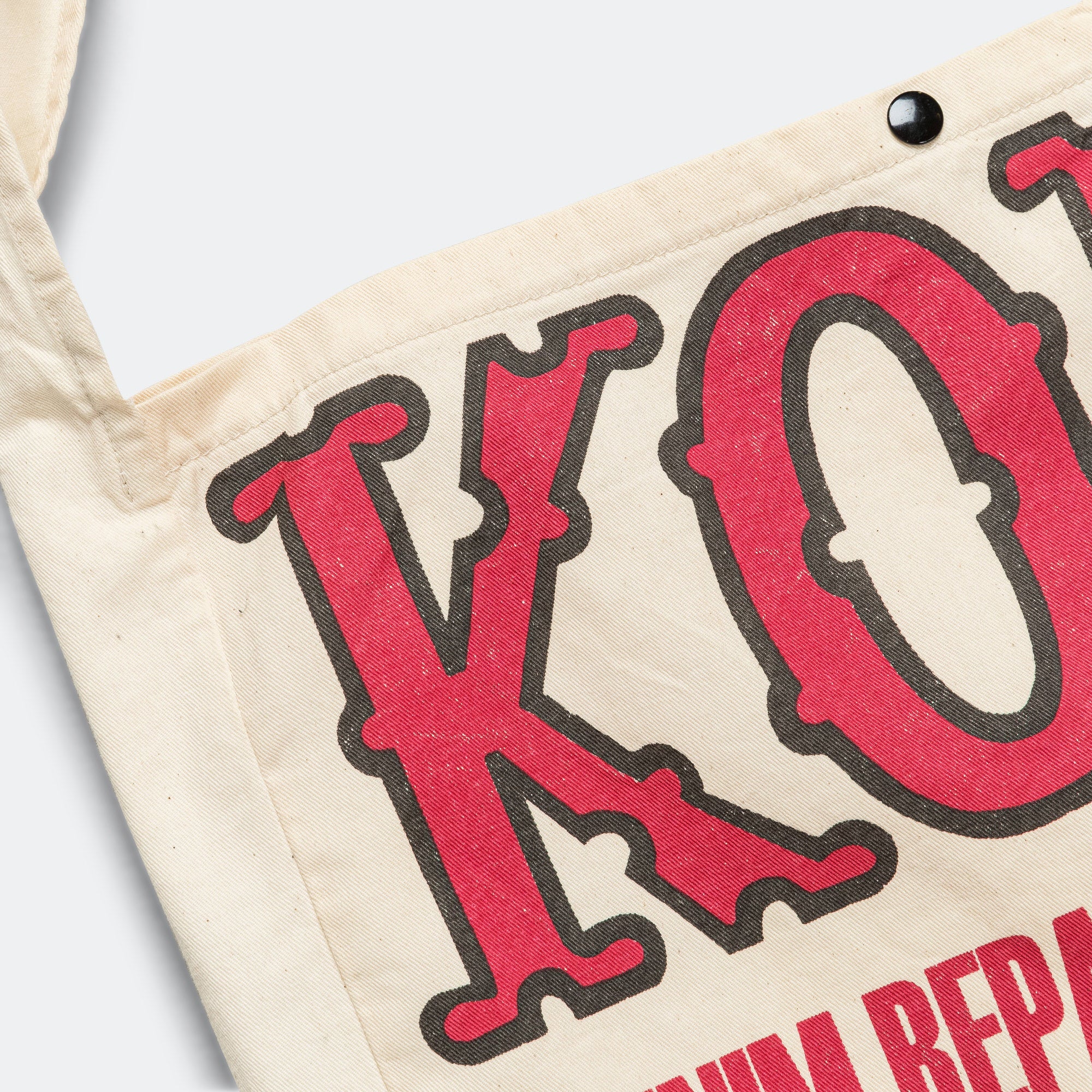 Cotton Twill KOUNTRY FACTORY Book Bag - Ecru - Image 2