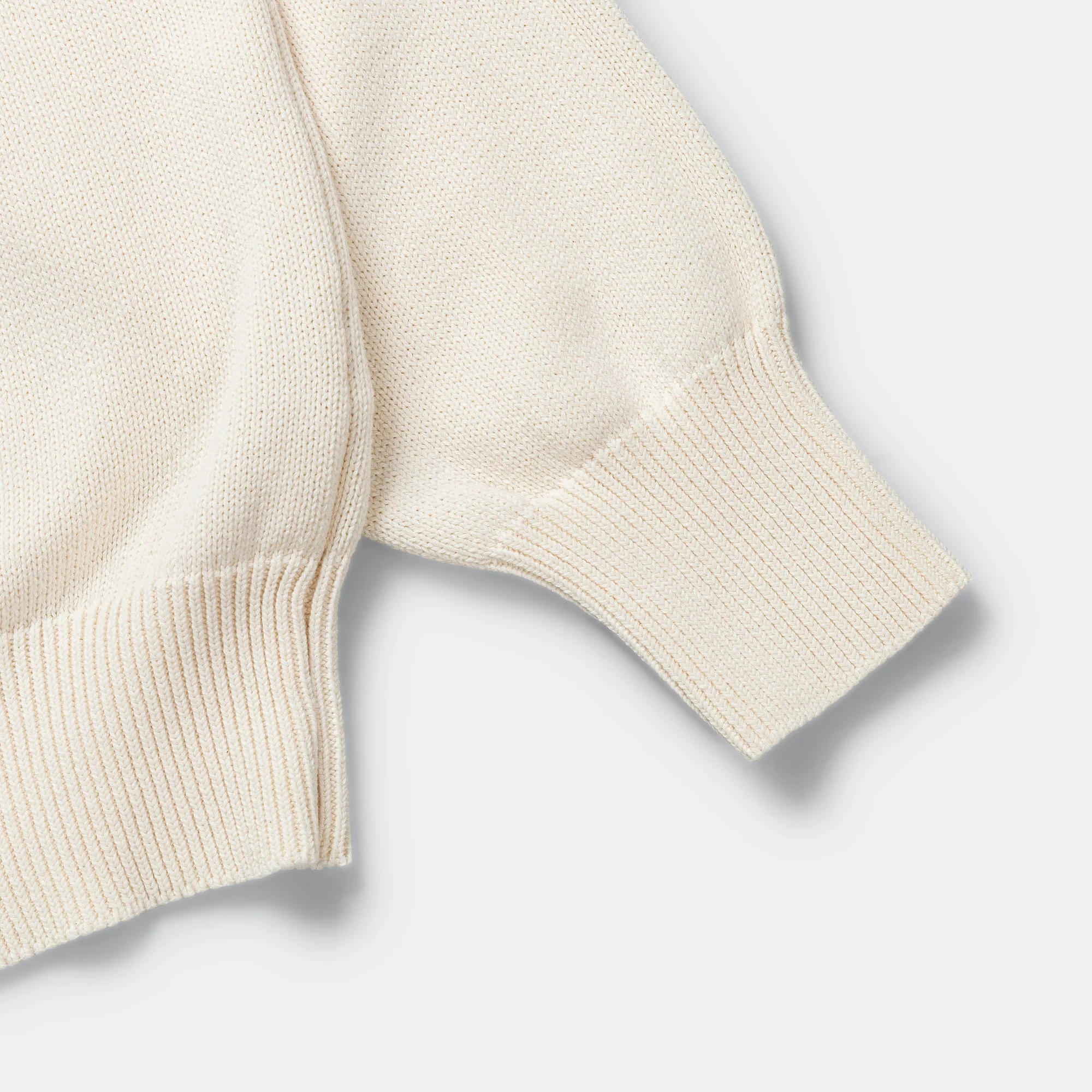 Cross Over Crew - Dry Cotton Ecru - Image 4