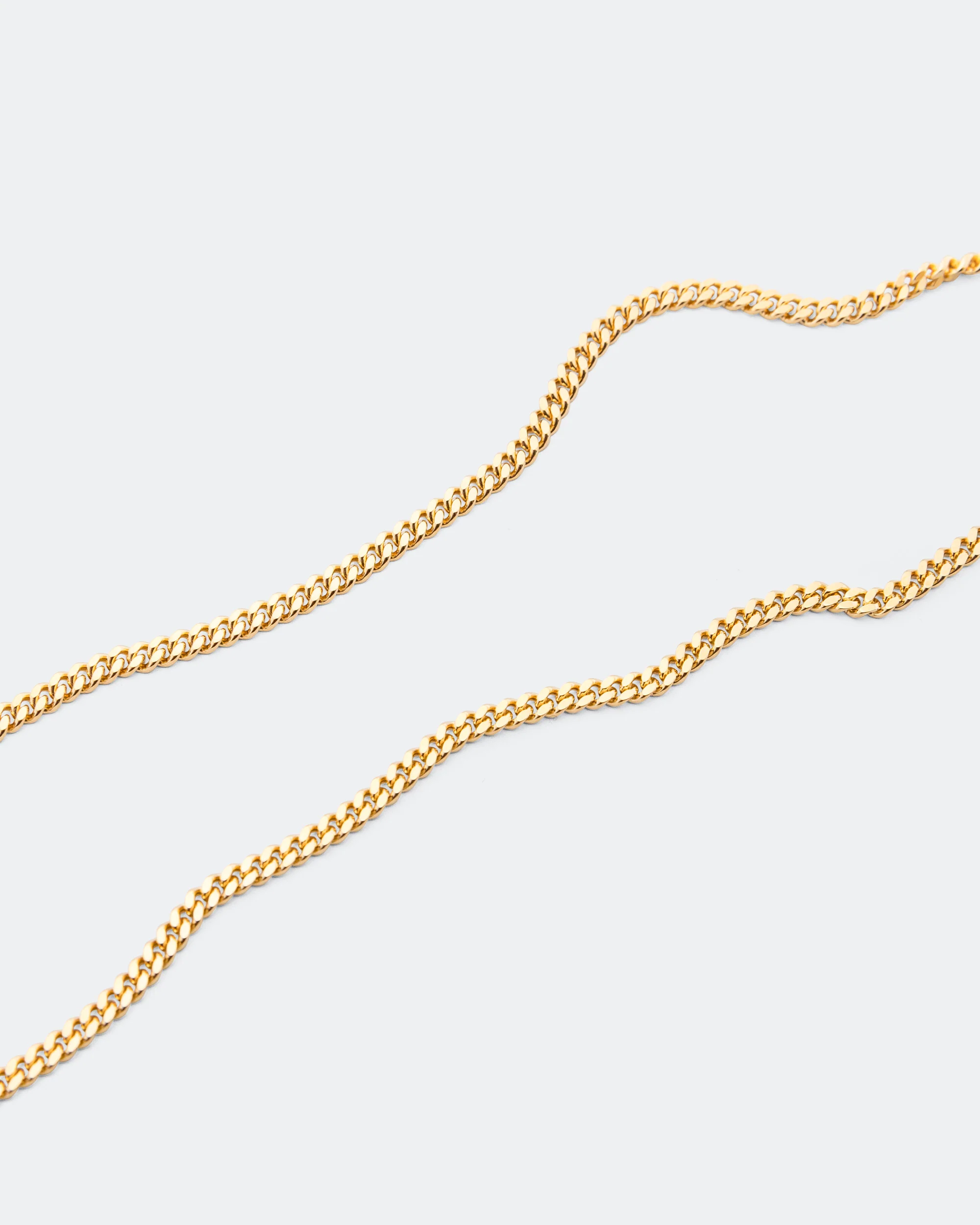 Curb Chain M - 18K Gold/925 Silver - Image 3