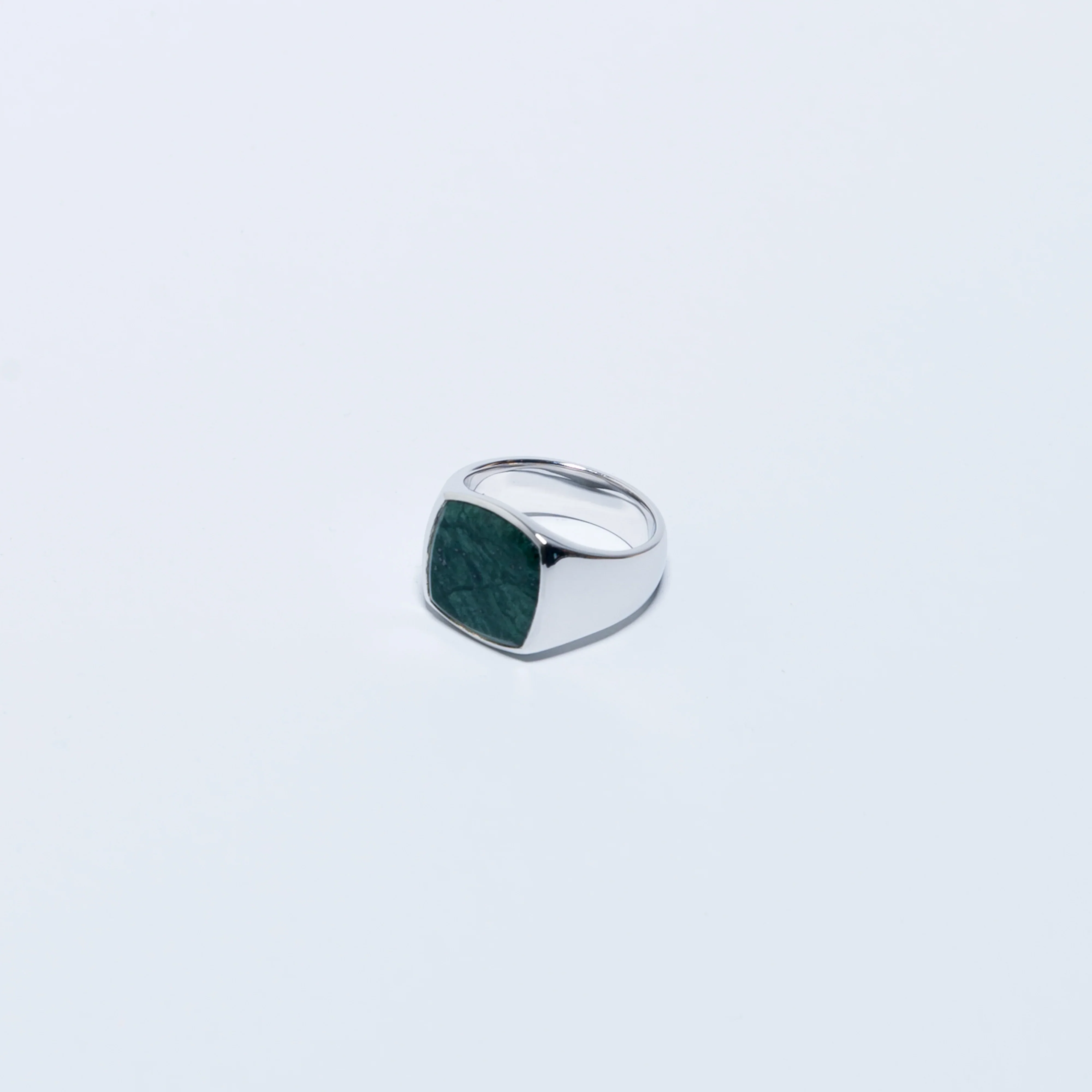 Cushion Ring - Green Marble - Image 15