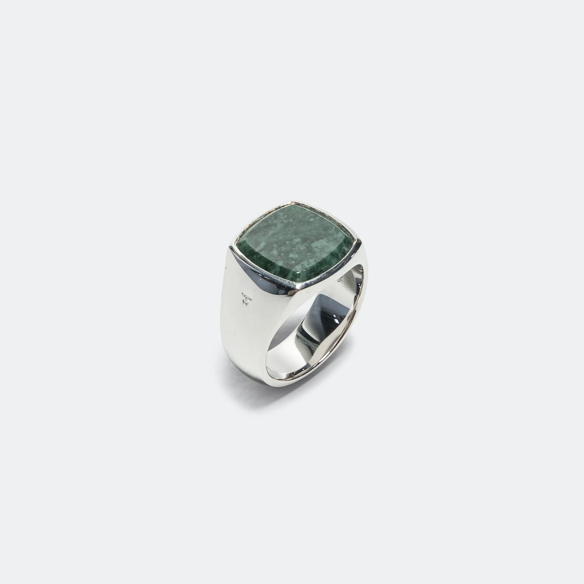 Cushion Ring - Green Marble - Image 4