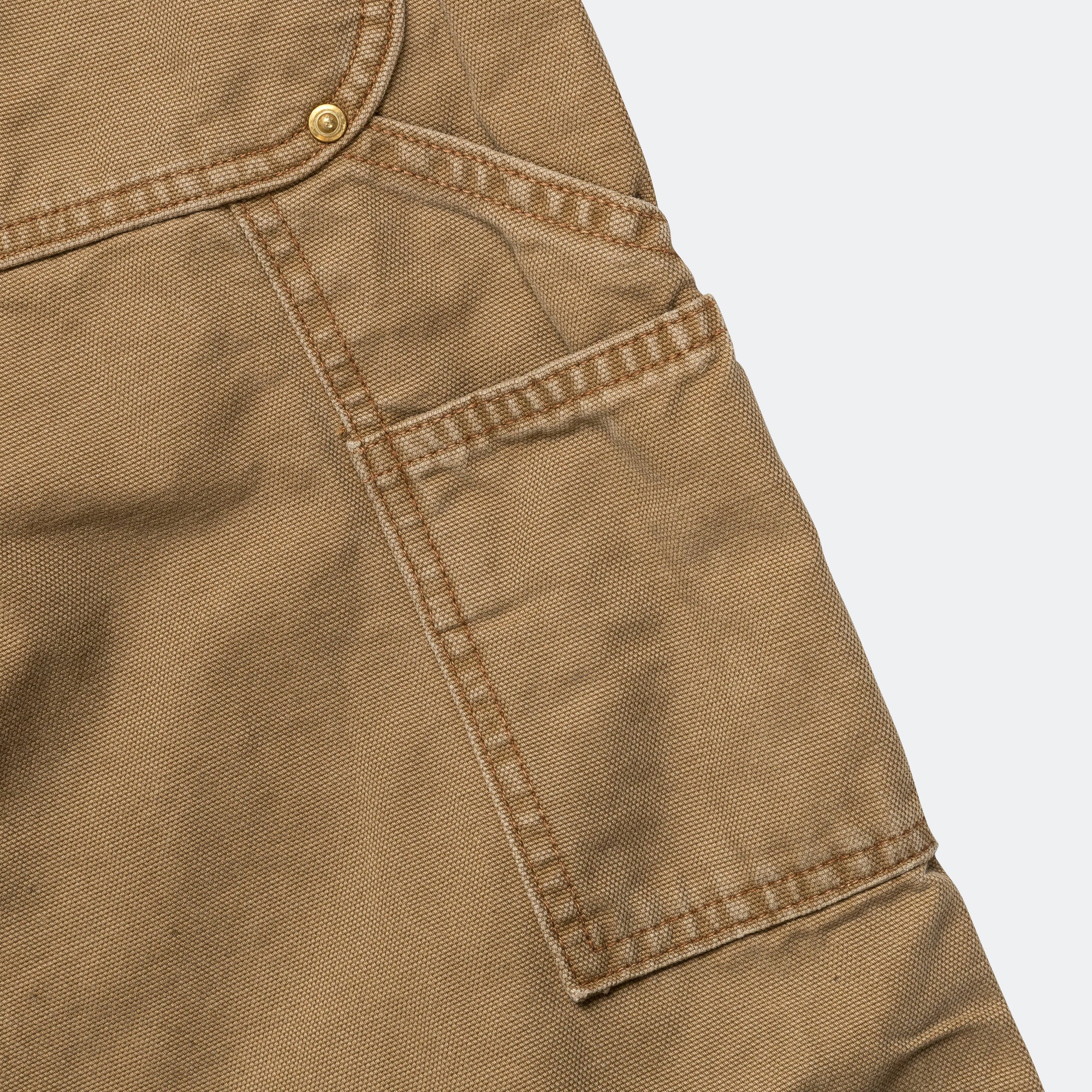 Dad's Fit Painter Pants - Brown - Image 7