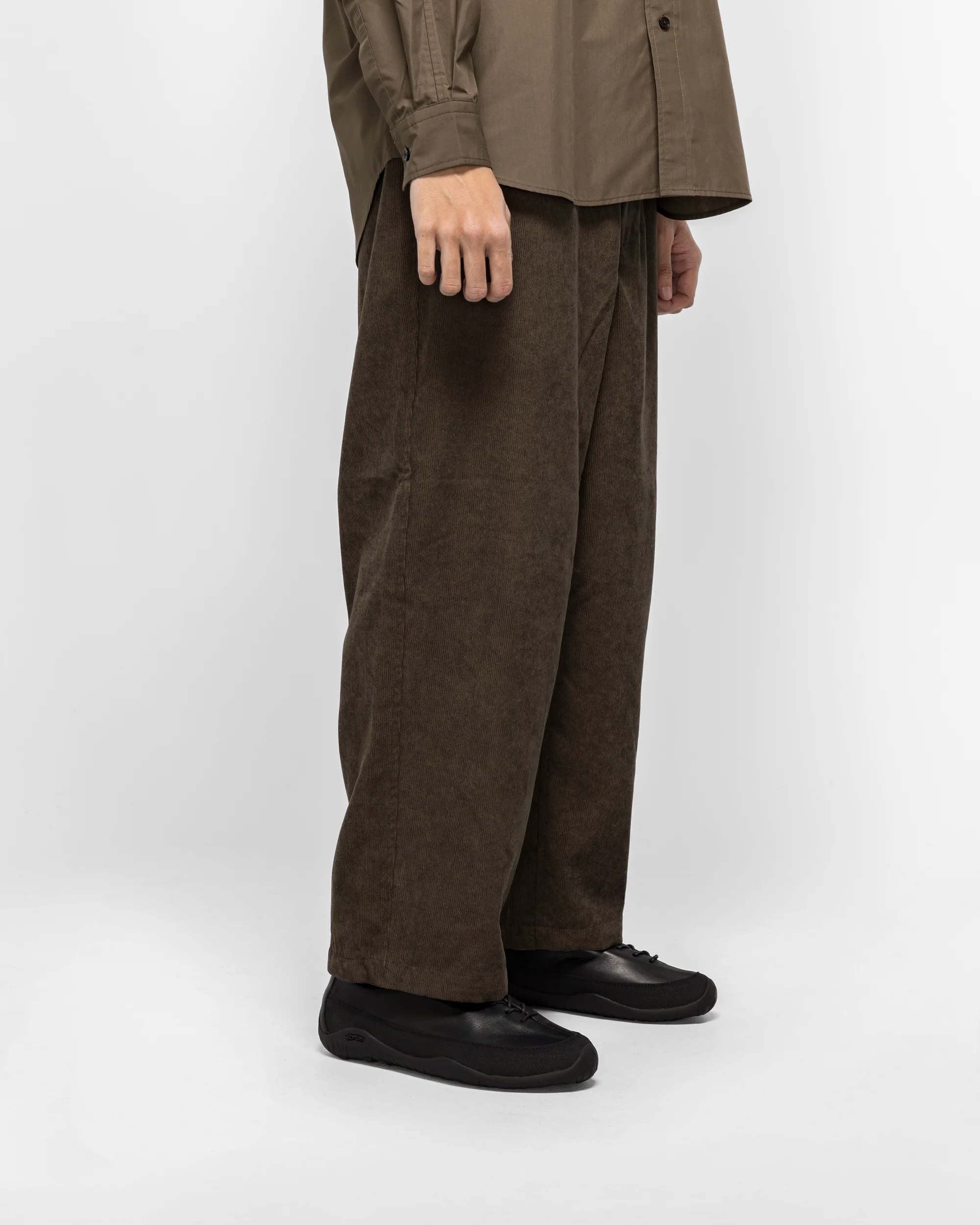 Tech Easy Trouser - Corduroy Brown Khaki - Image 3