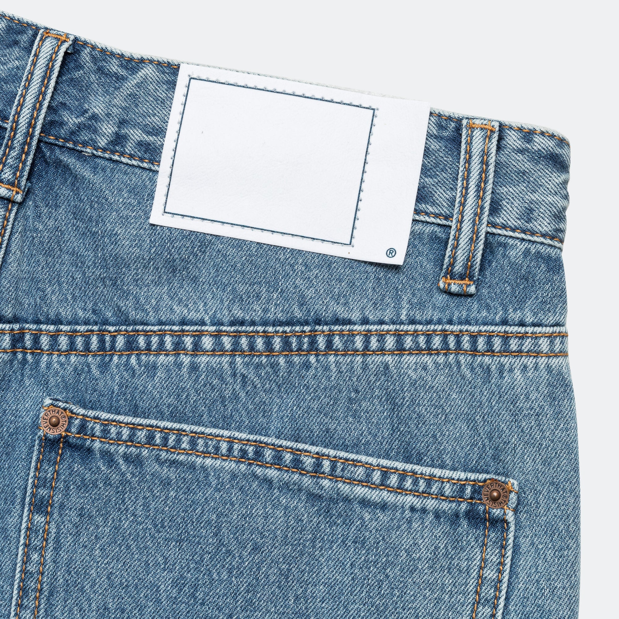 Denim Carpenter Pant - Washed Blue - Image 6