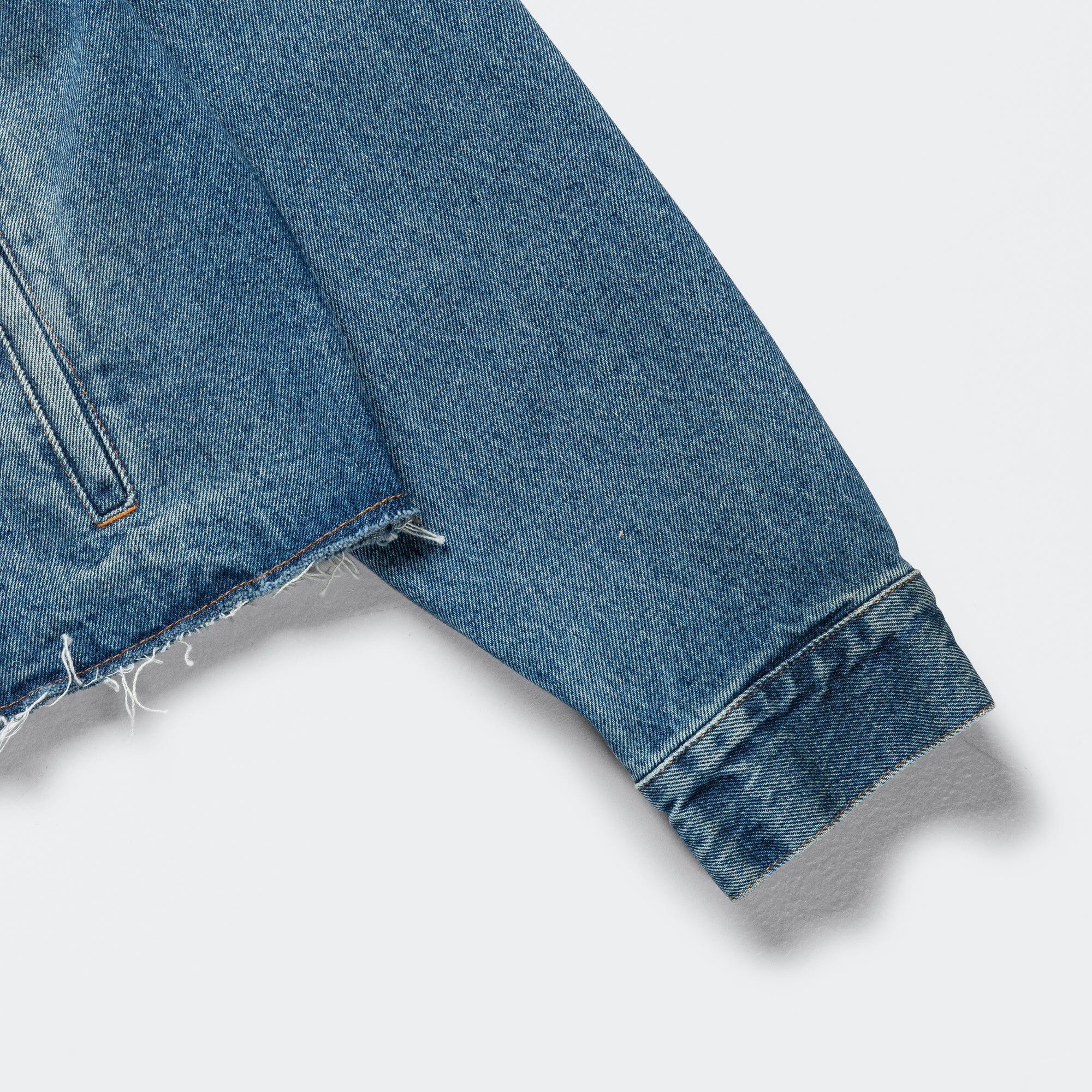 Denim Sports Jacket - Light Blue - Image 9