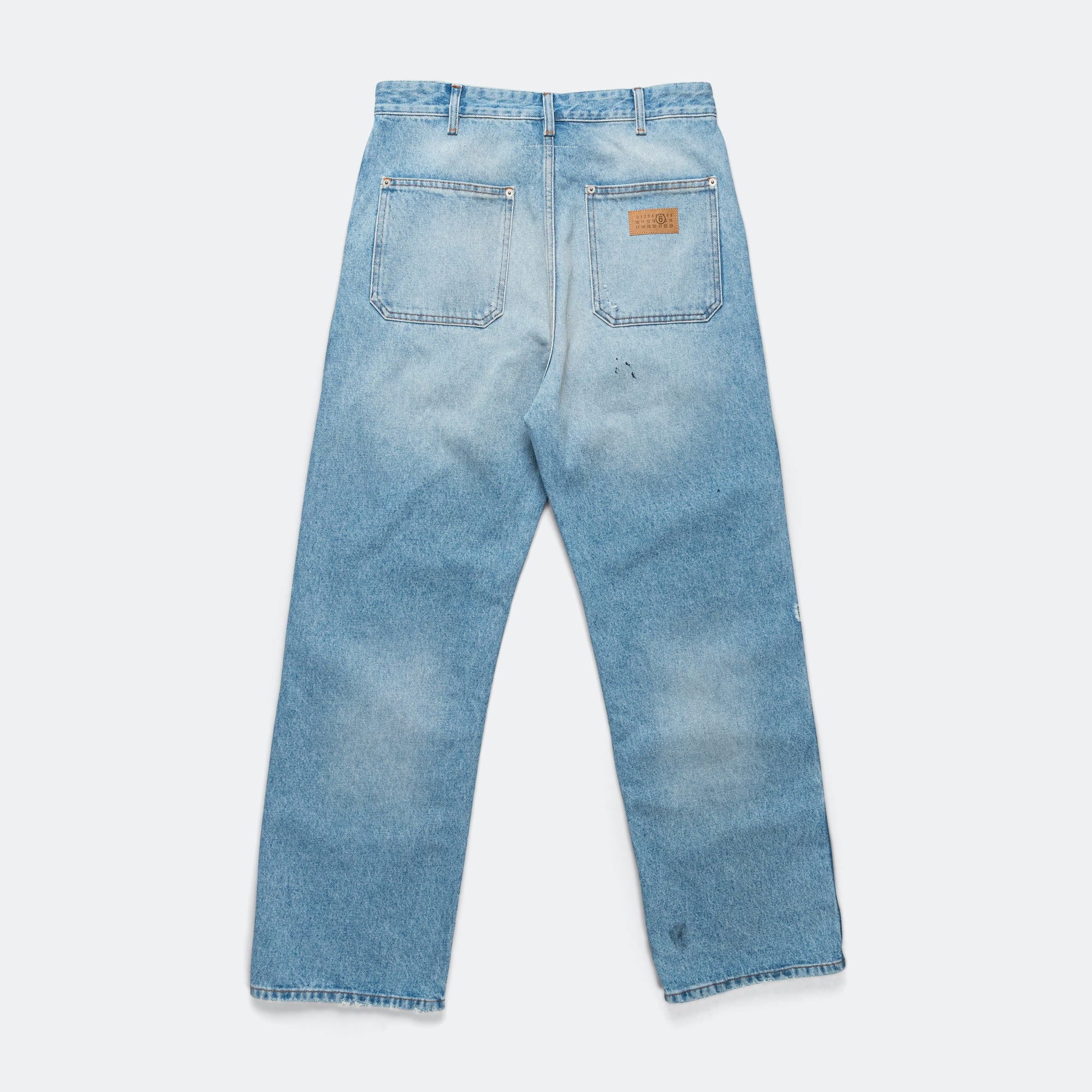 Distressed Wide-Leg Denim - Used Wash - Image 2
