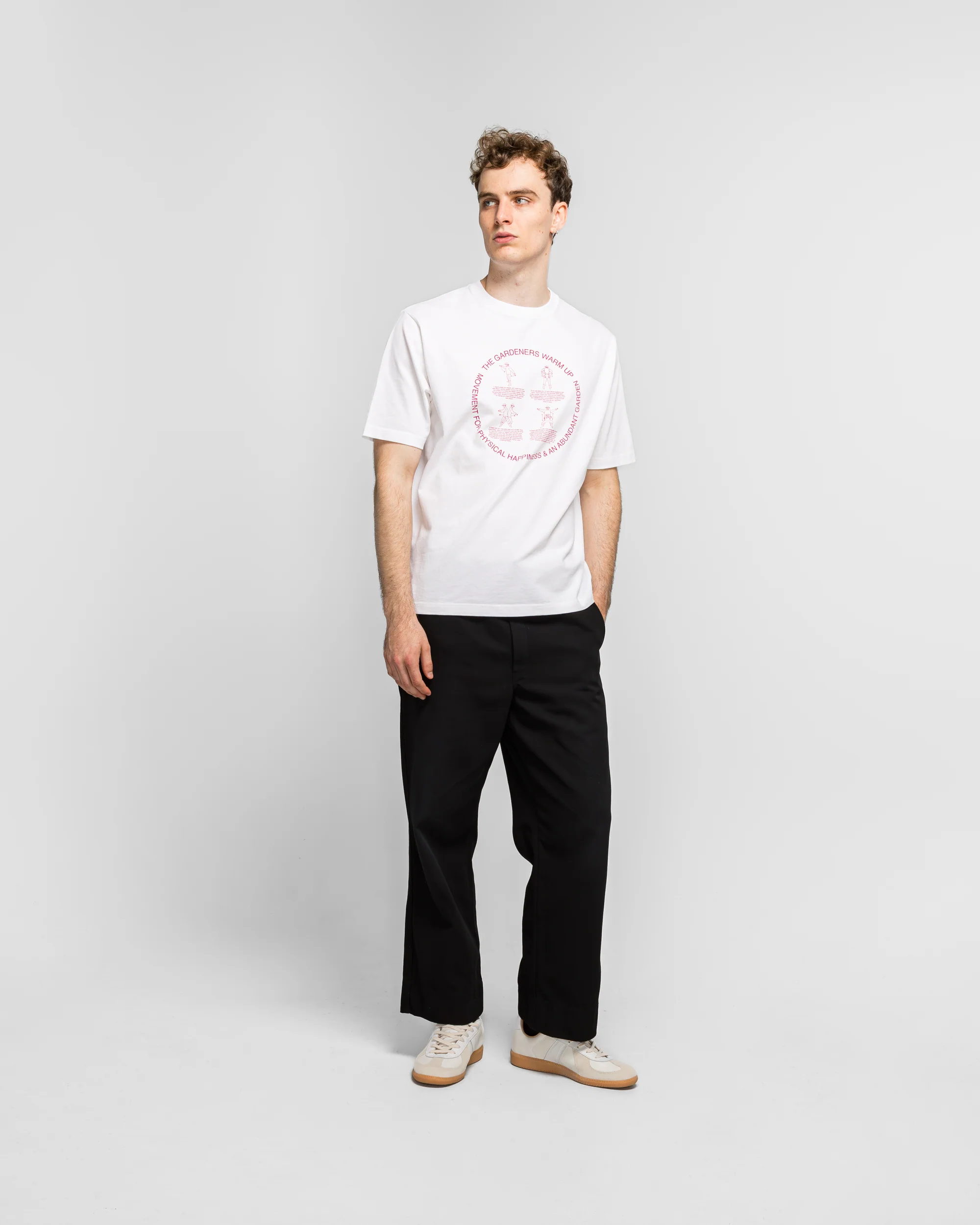 Garderners Warm Up T-Shirt - White - Image 5