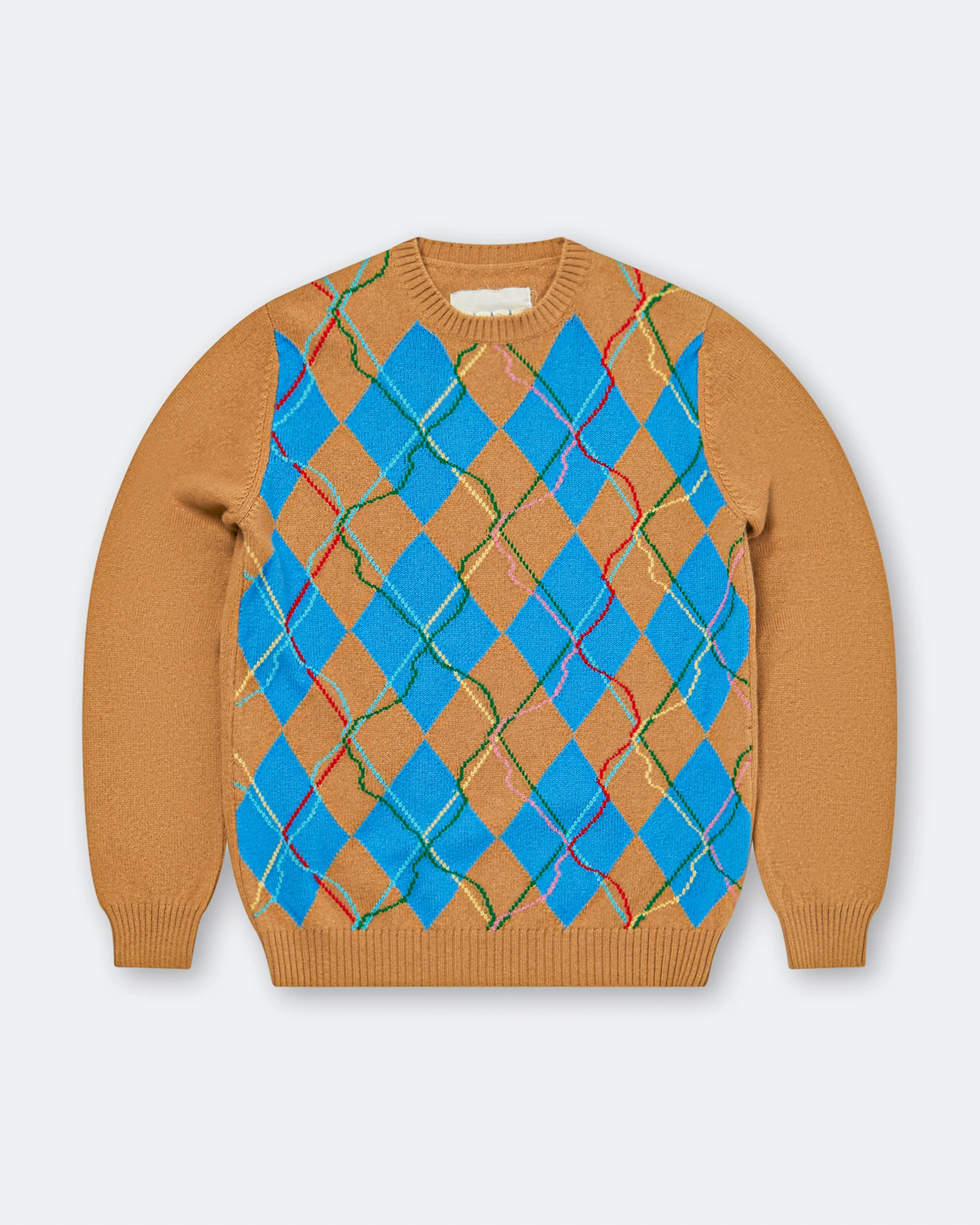 Wild Garden Knitted Jumper - Argyle