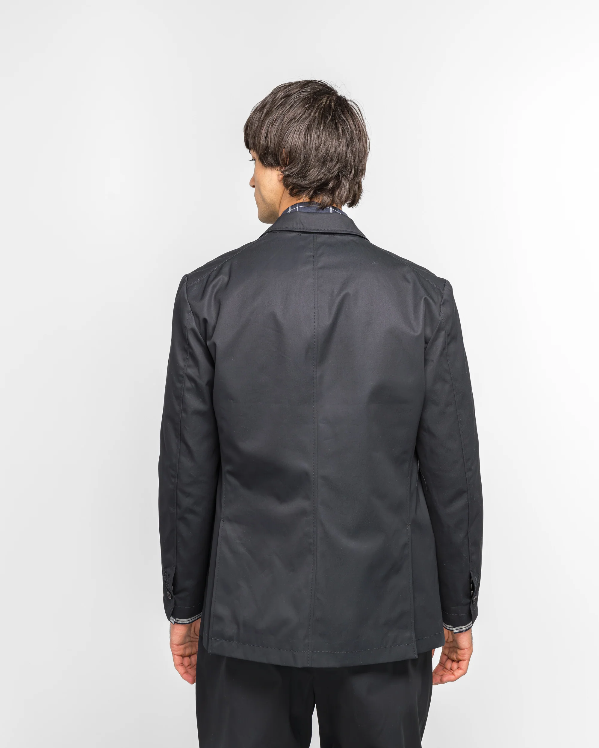 Andover Jacket - Dark Navy Cotton Ventile Twill - Image 4