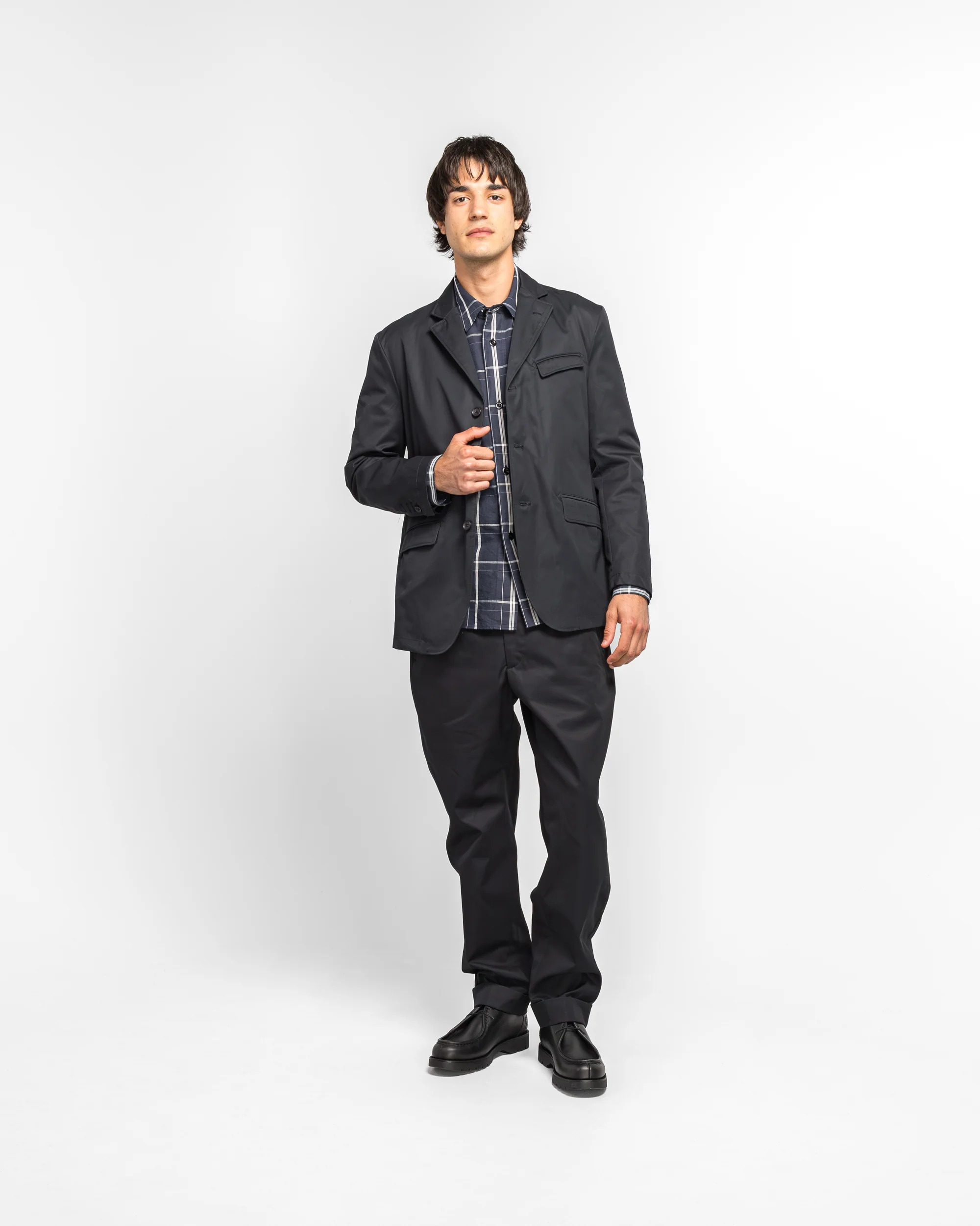 Andover Jacket - Dark Navy Cotton Ventile Twill - Image 6