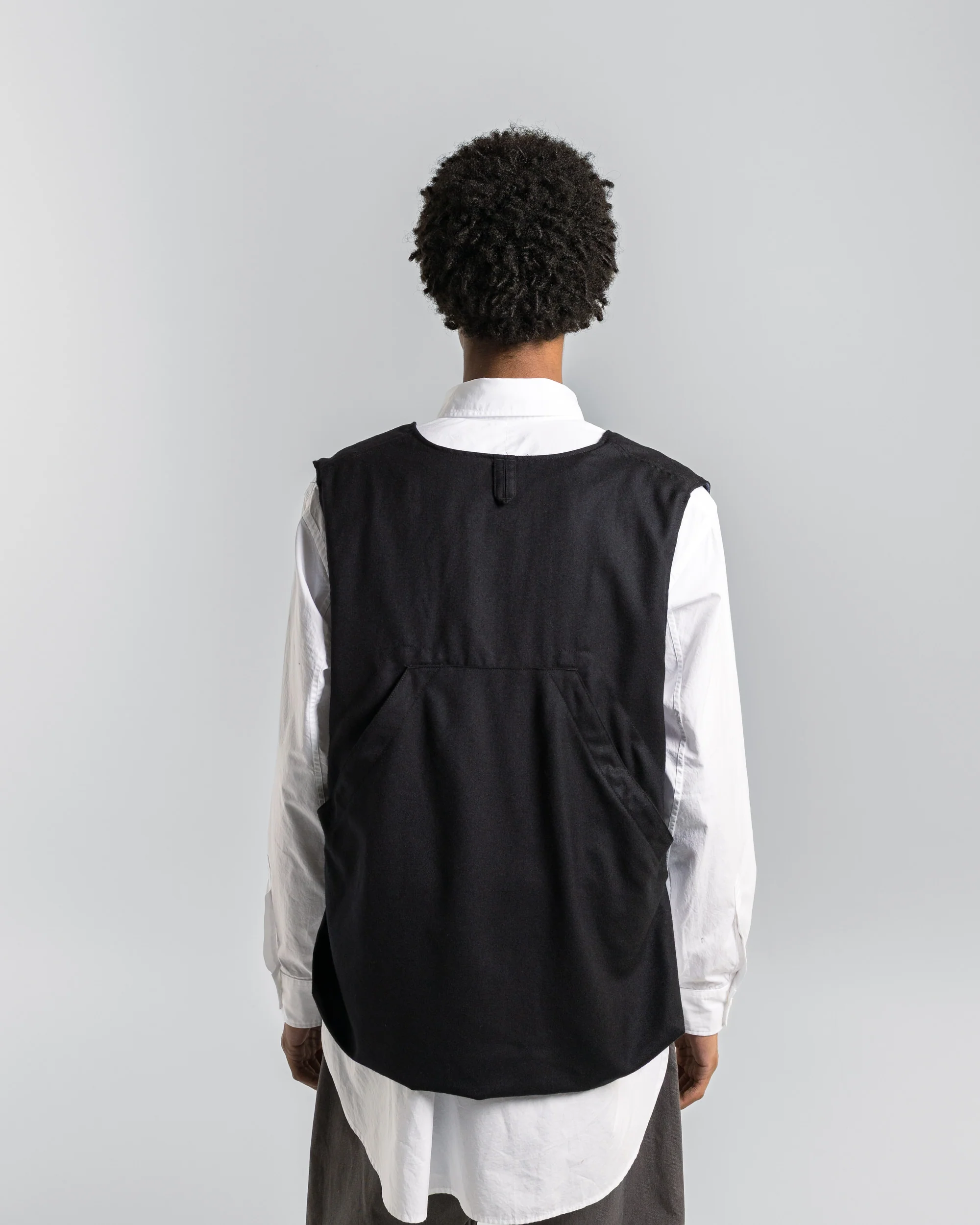 Fowl Vest - Dark Navy High Count Worsted Wool - Image 4