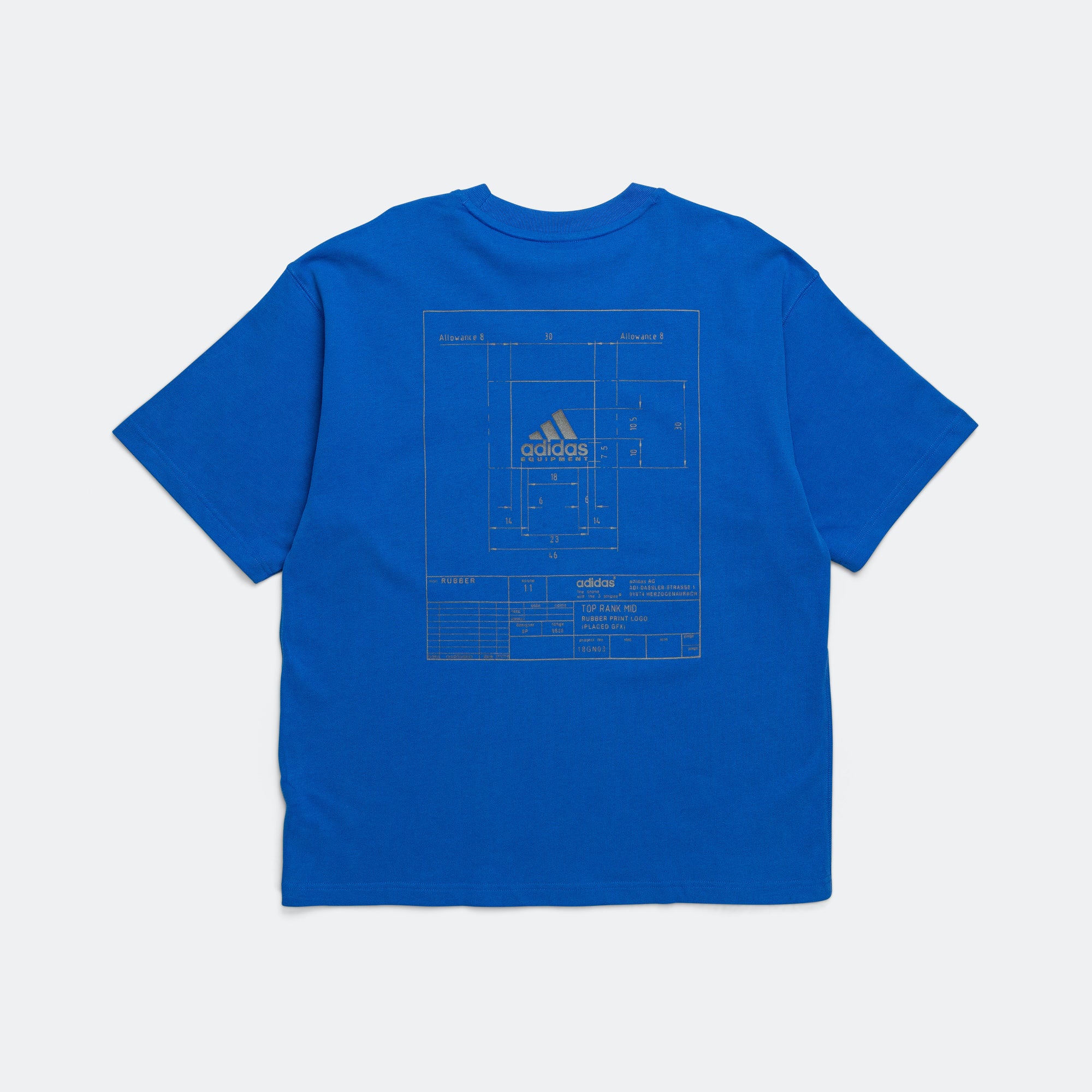 EQT Small Logo Tee - EQT Blue - Image 2