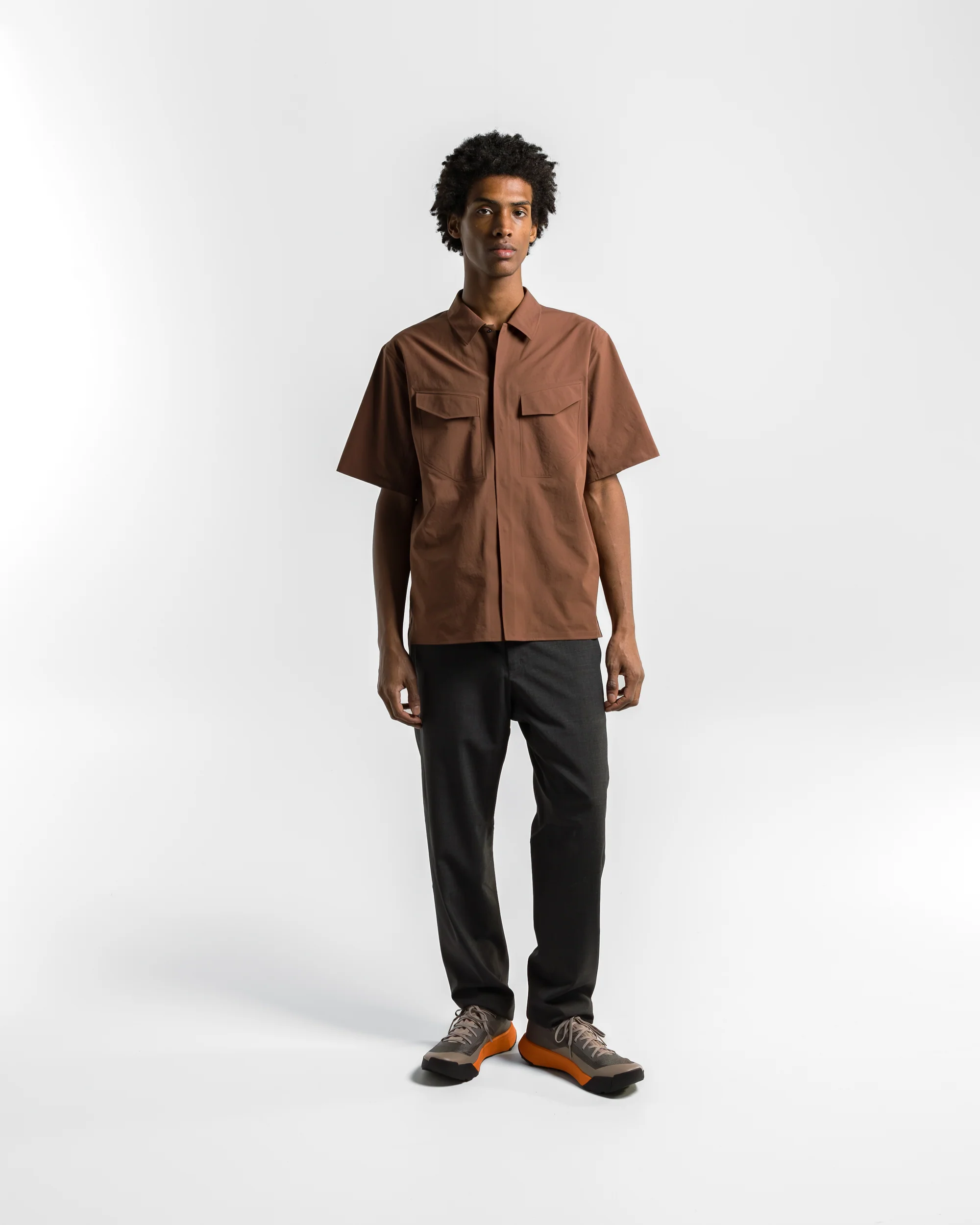 Field SS Shirt - Ganache - Image 6