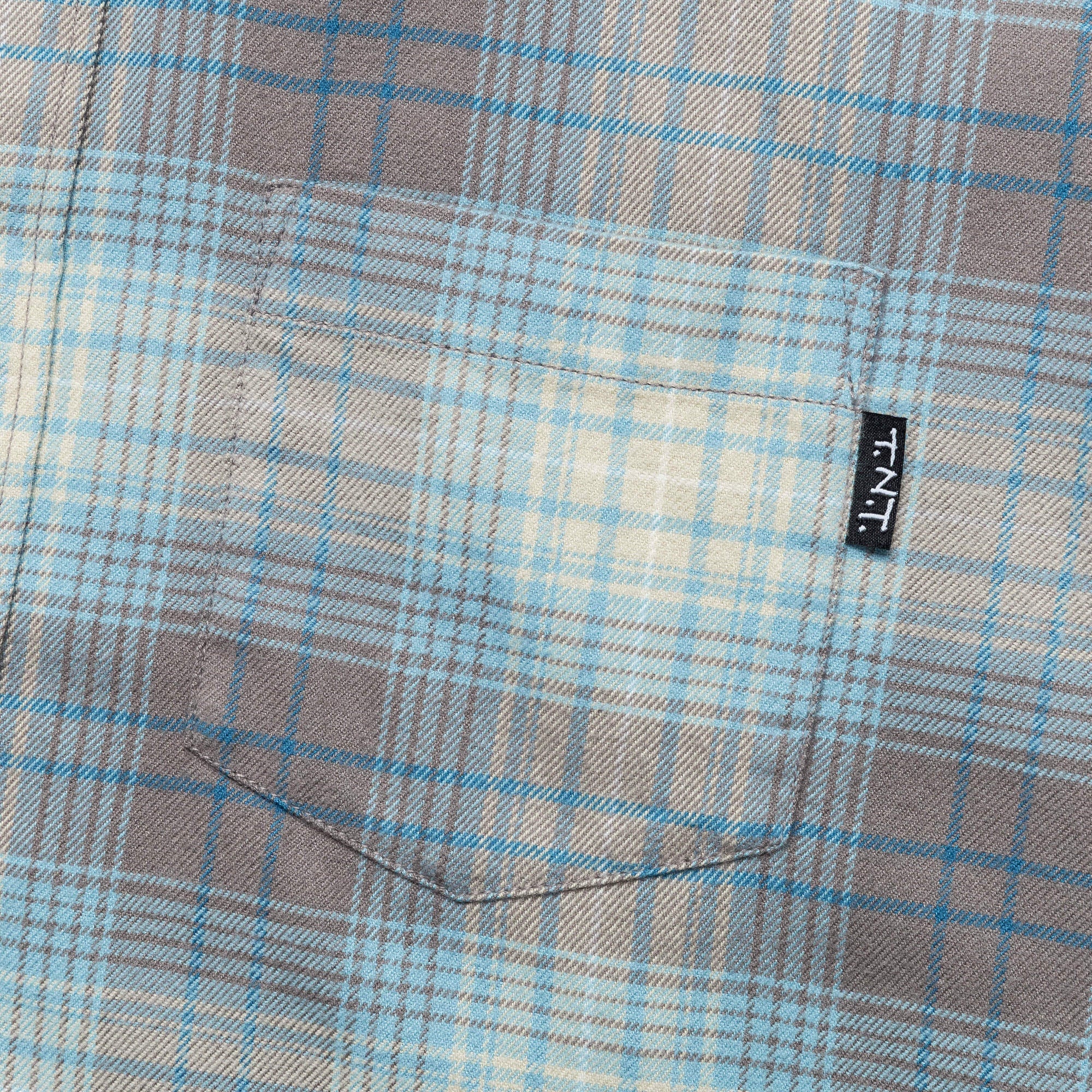 Flannel Check Shirt - Brown - Image 3