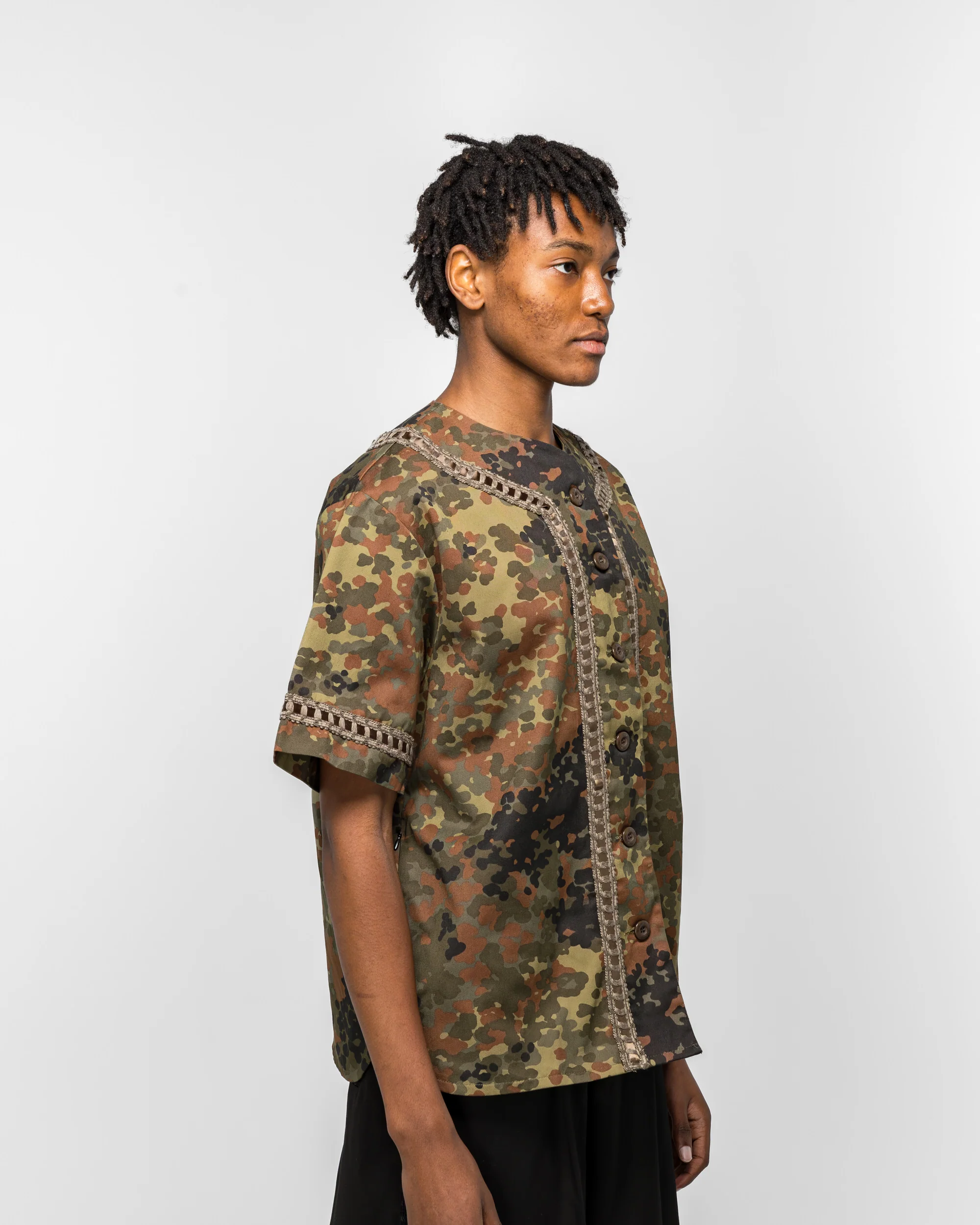 Braided Baseball Shirt - Camo - Image 3