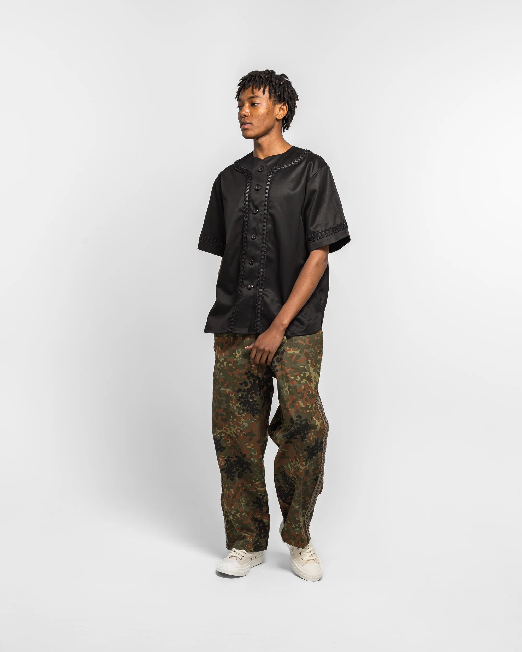 Braided Relax Pant - Camo - Image 5