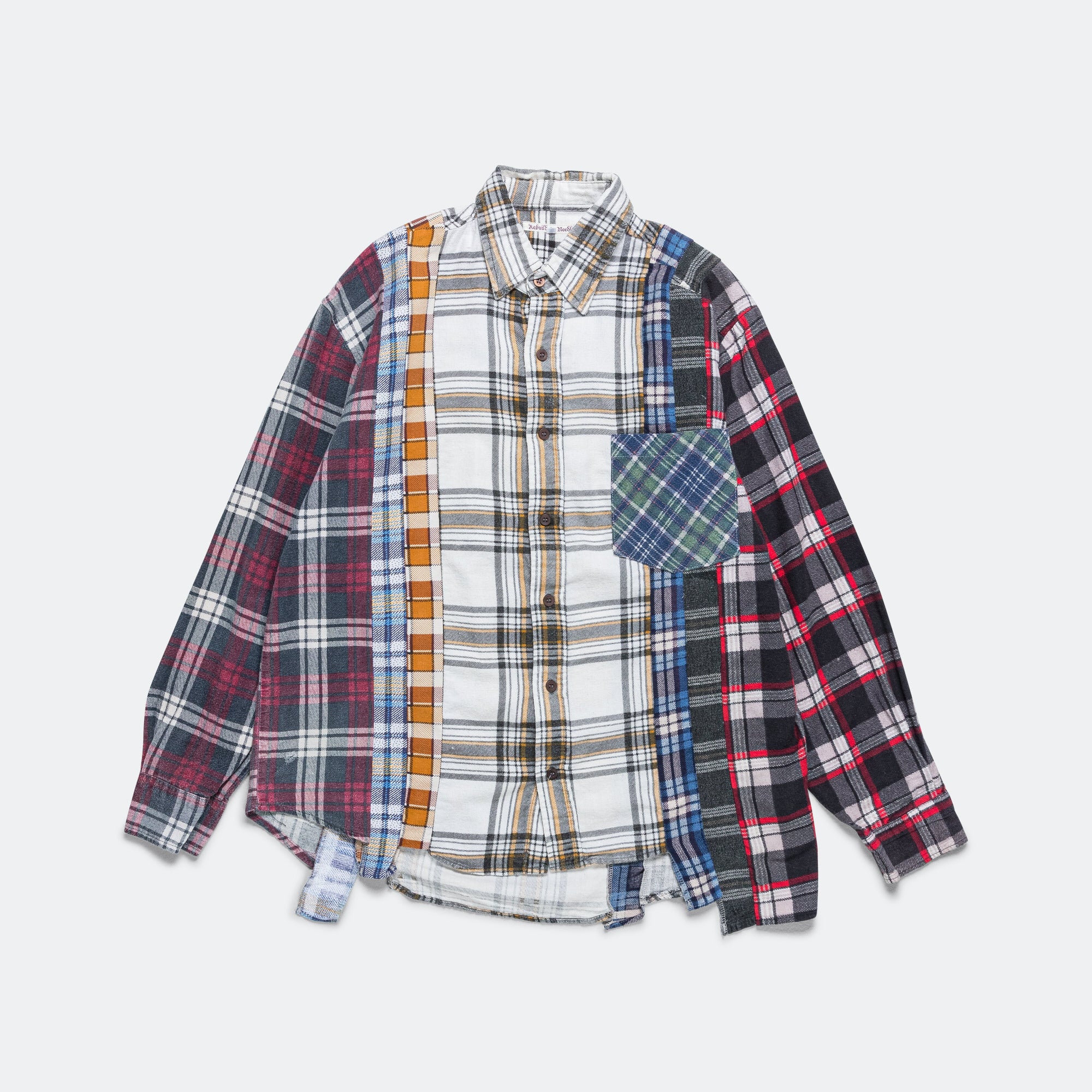 FW24 Rebuild Flannel 7 Cuts Shirt - X-Small #1