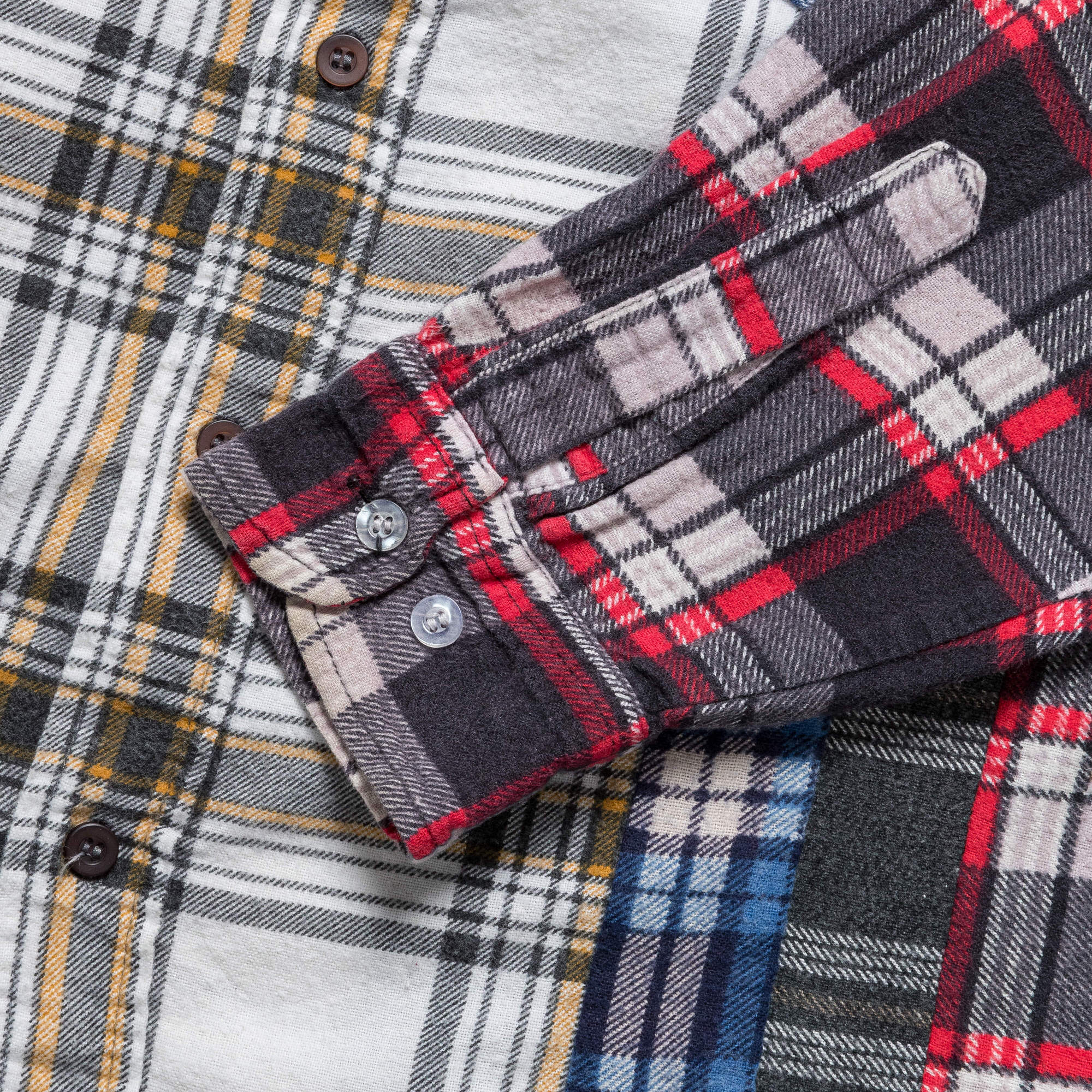 FW24 Rebuild Flannel 7 Cuts Shirt - X-Small #1 - Image 5