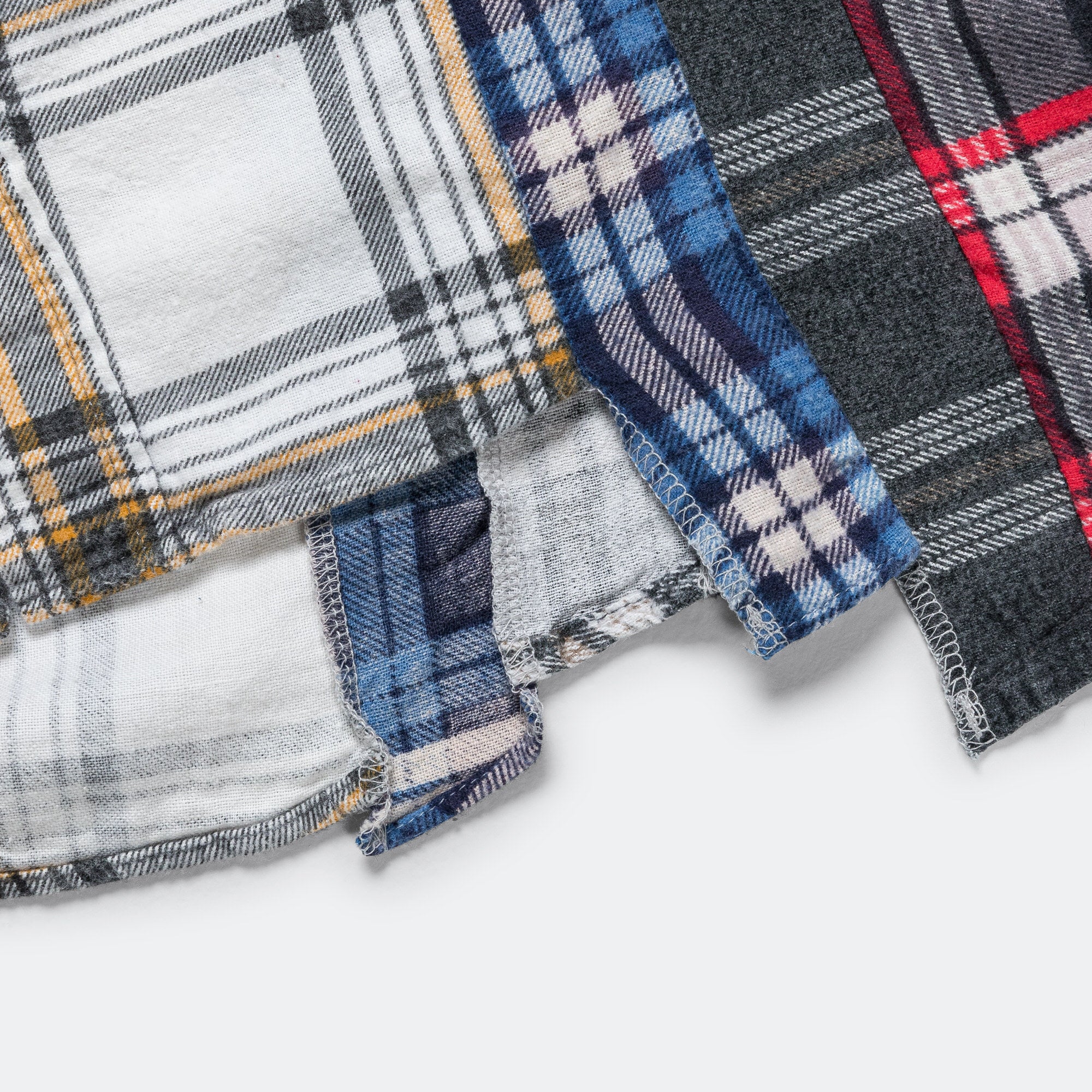 FW24 Rebuild Flannel 7 Cuts Shirt - X-Small #1 - Image 7