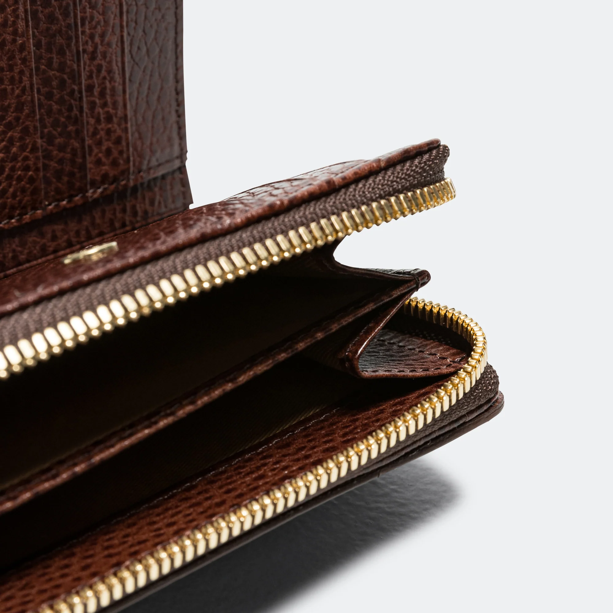 Glaze Zip Wallet - Brown - Image 6