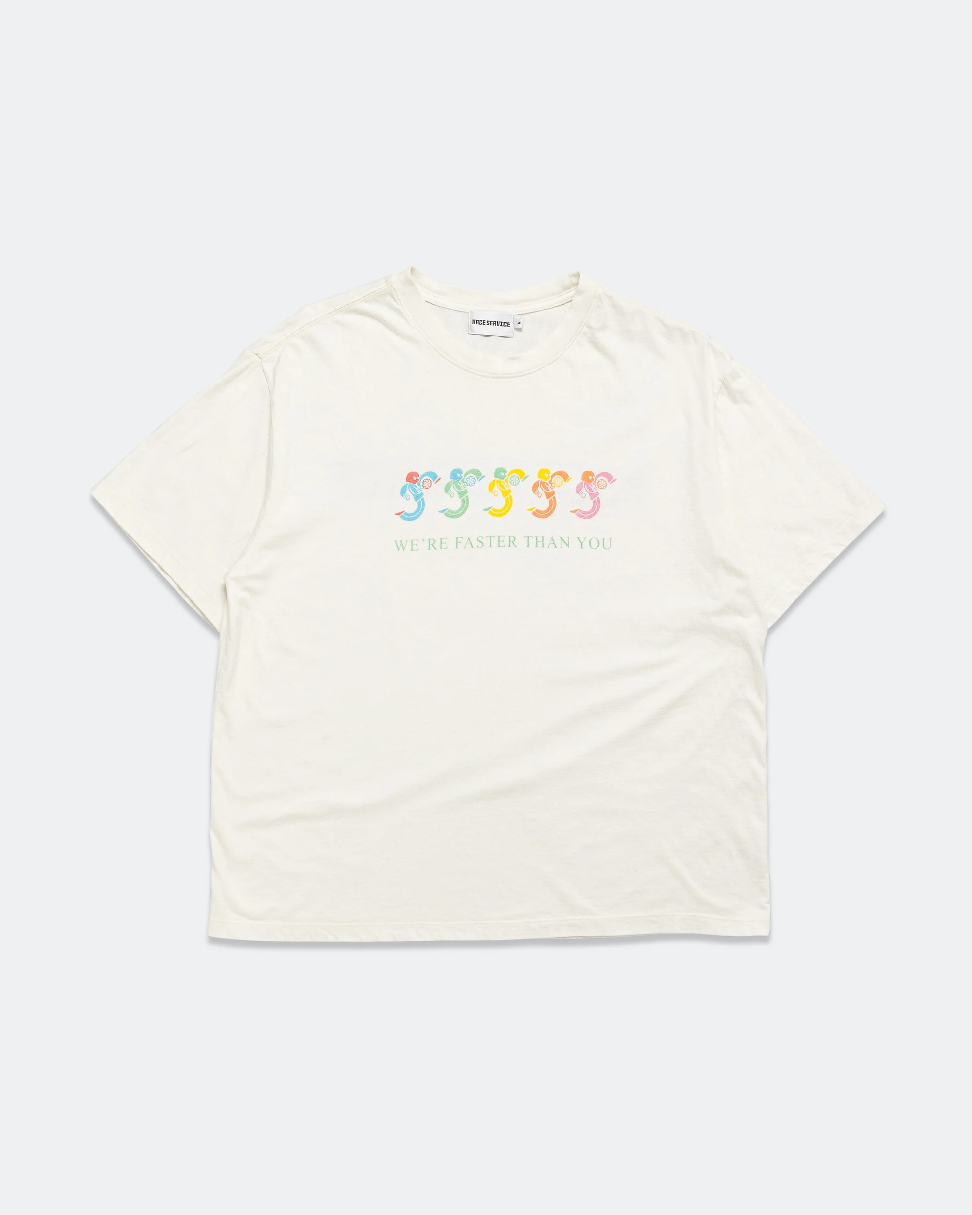 RS x GA x UT Faster Than You Tee - White