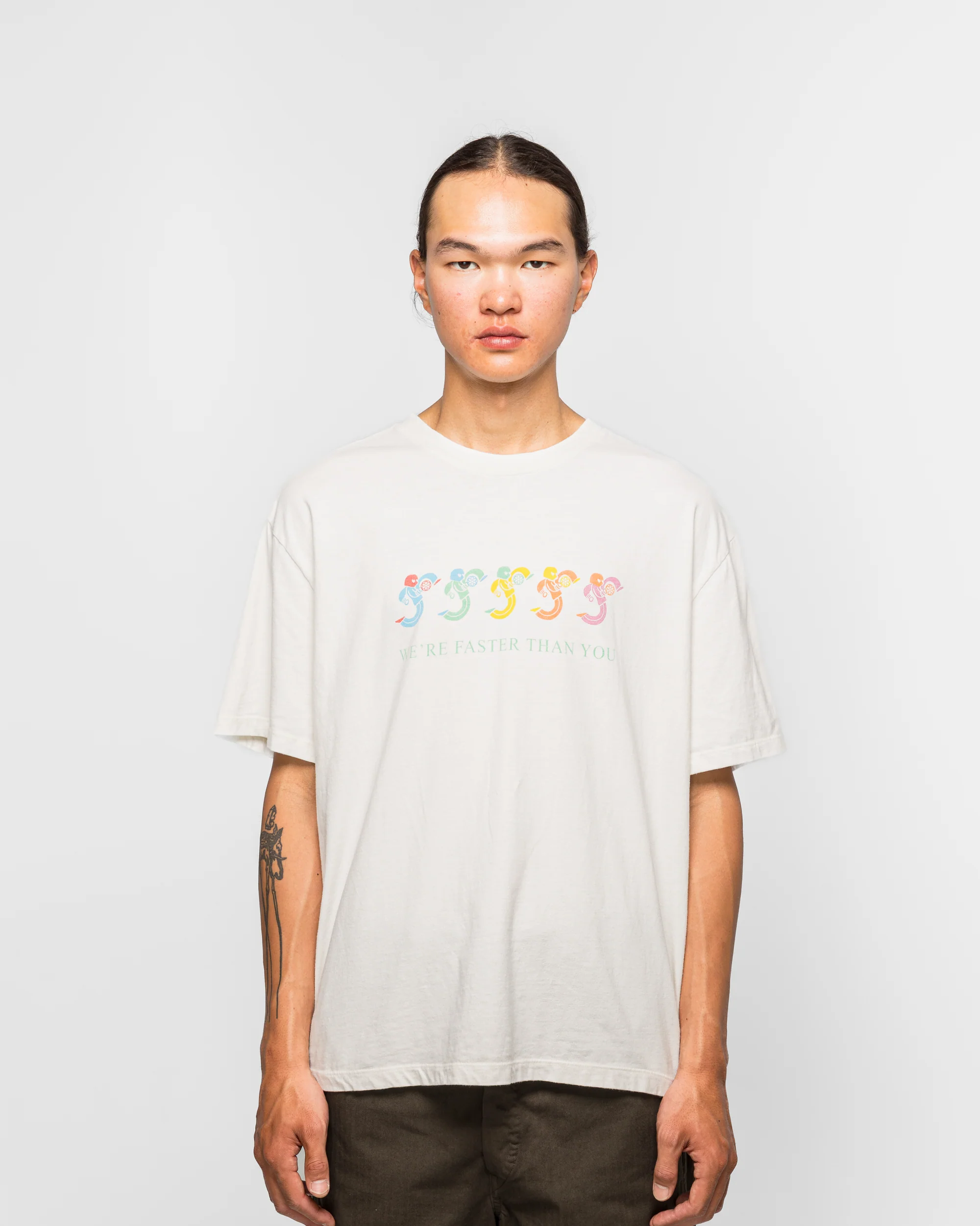 RS x GA x UT Faster Than You Tee - White - Image 2