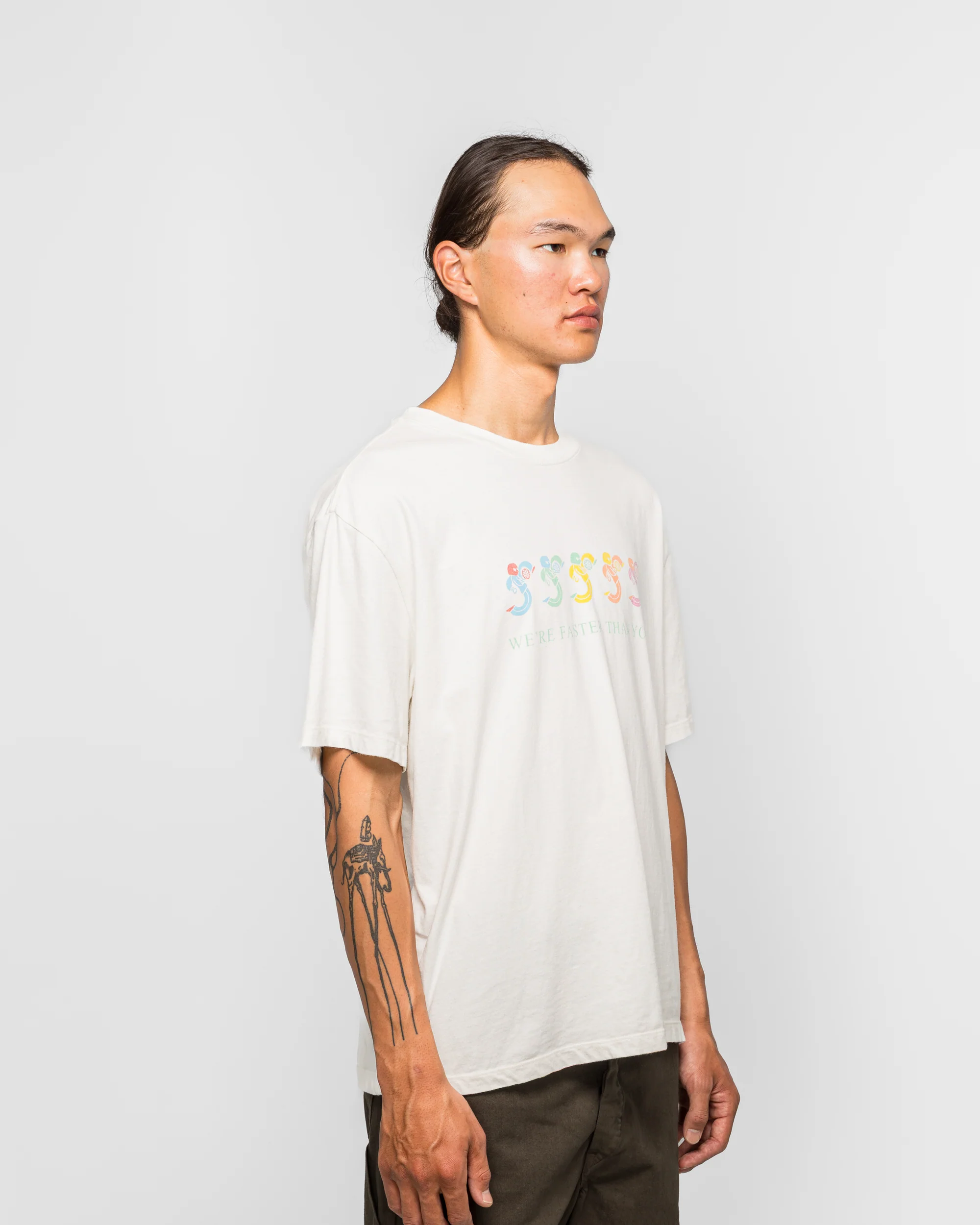 RS x GA x UT Faster Than You Tee - White - Image 3