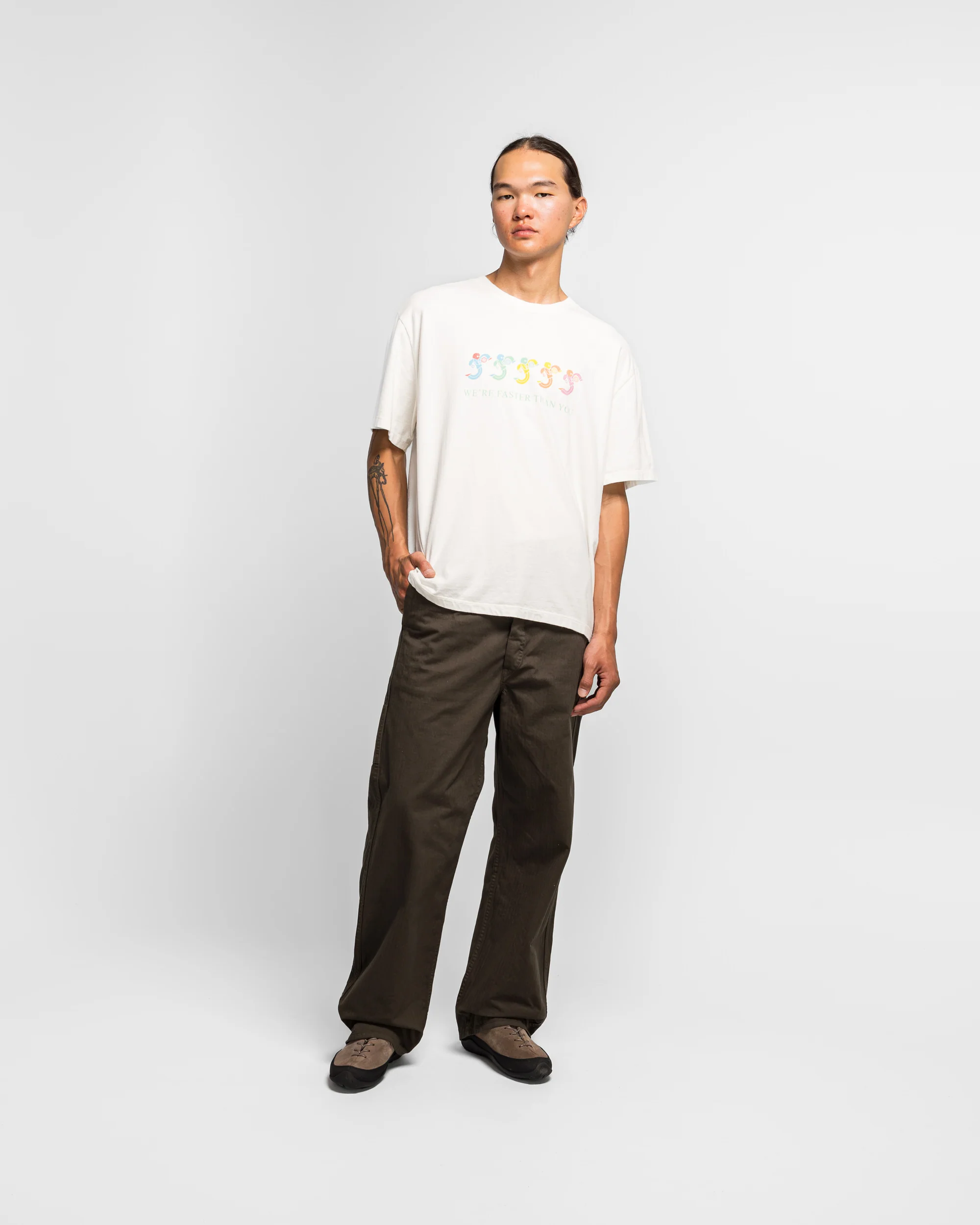 RS x GA x UT Faster Than You Tee - White - Image 5