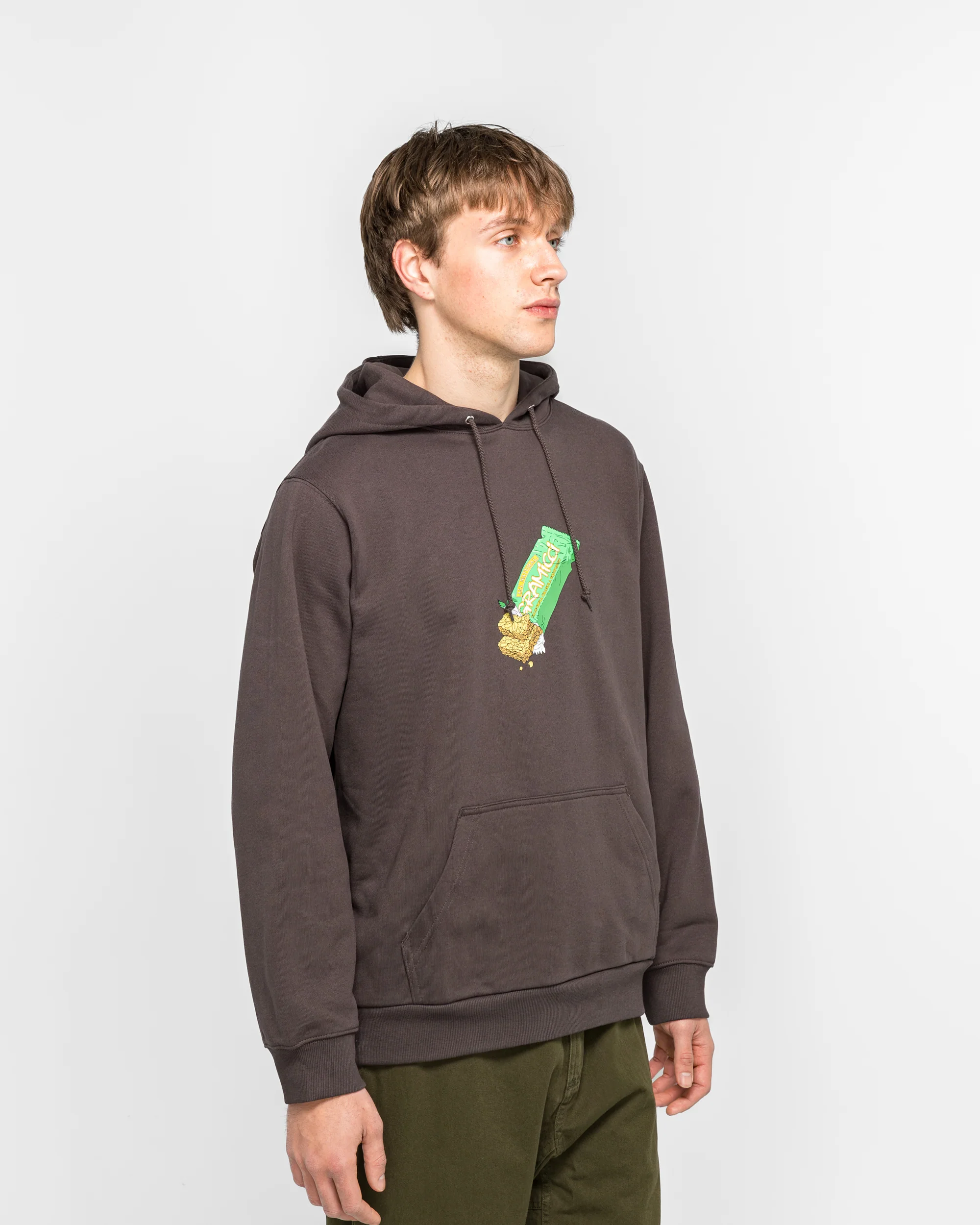 Granola Hooded Sweatshirt - Deep Brown - Image 3