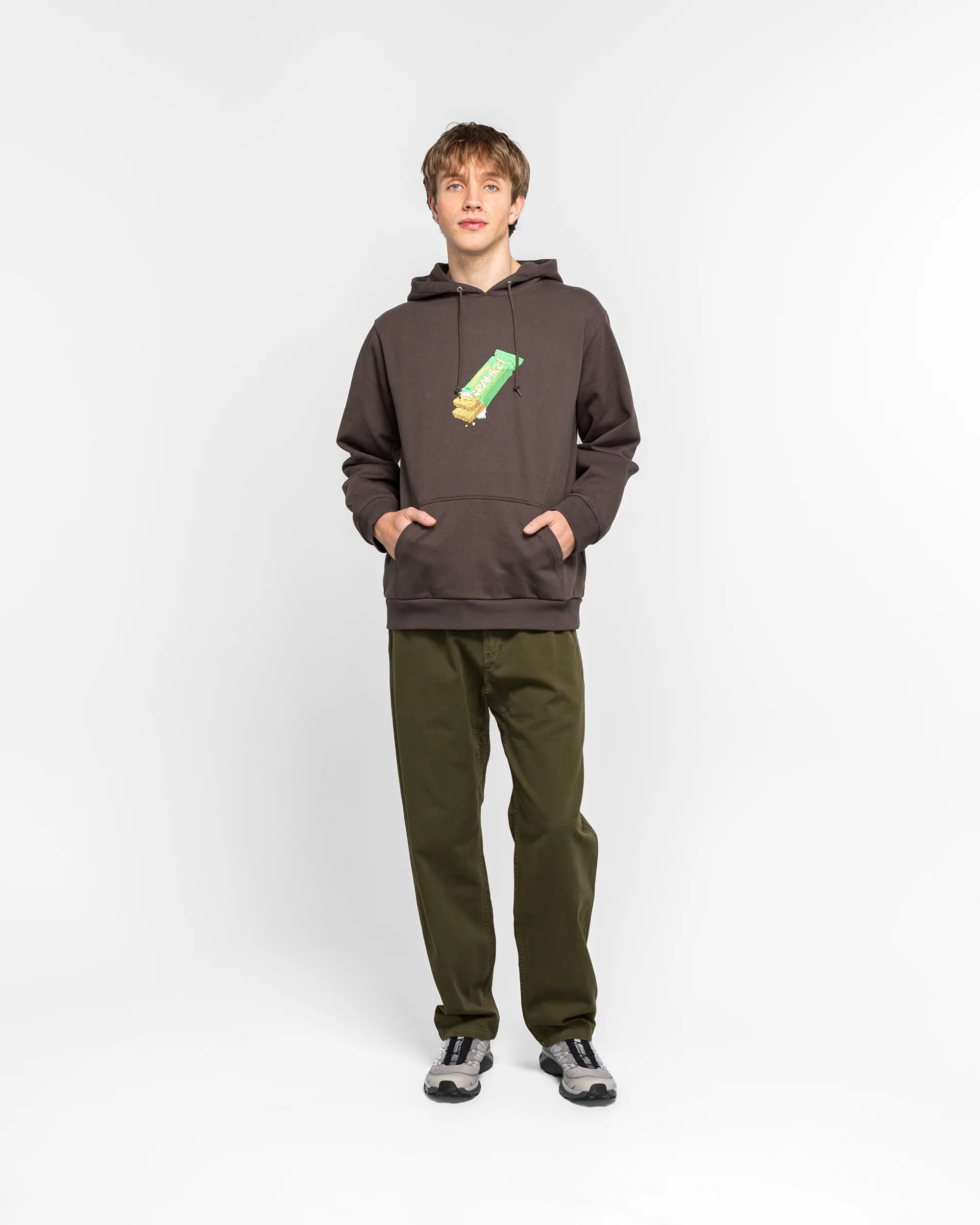 Granola Hooded Sweatshirt - Deep Brown - Image 5