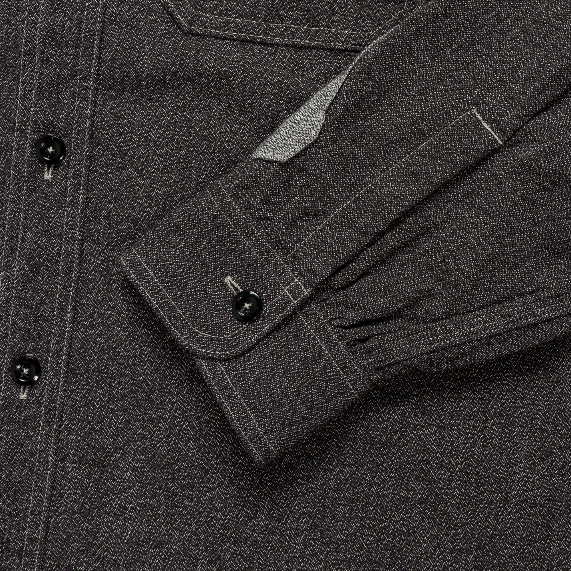 Grandrelle 2TONES BONE Patch Ventilator Workshirt - Charcoal - Image 4