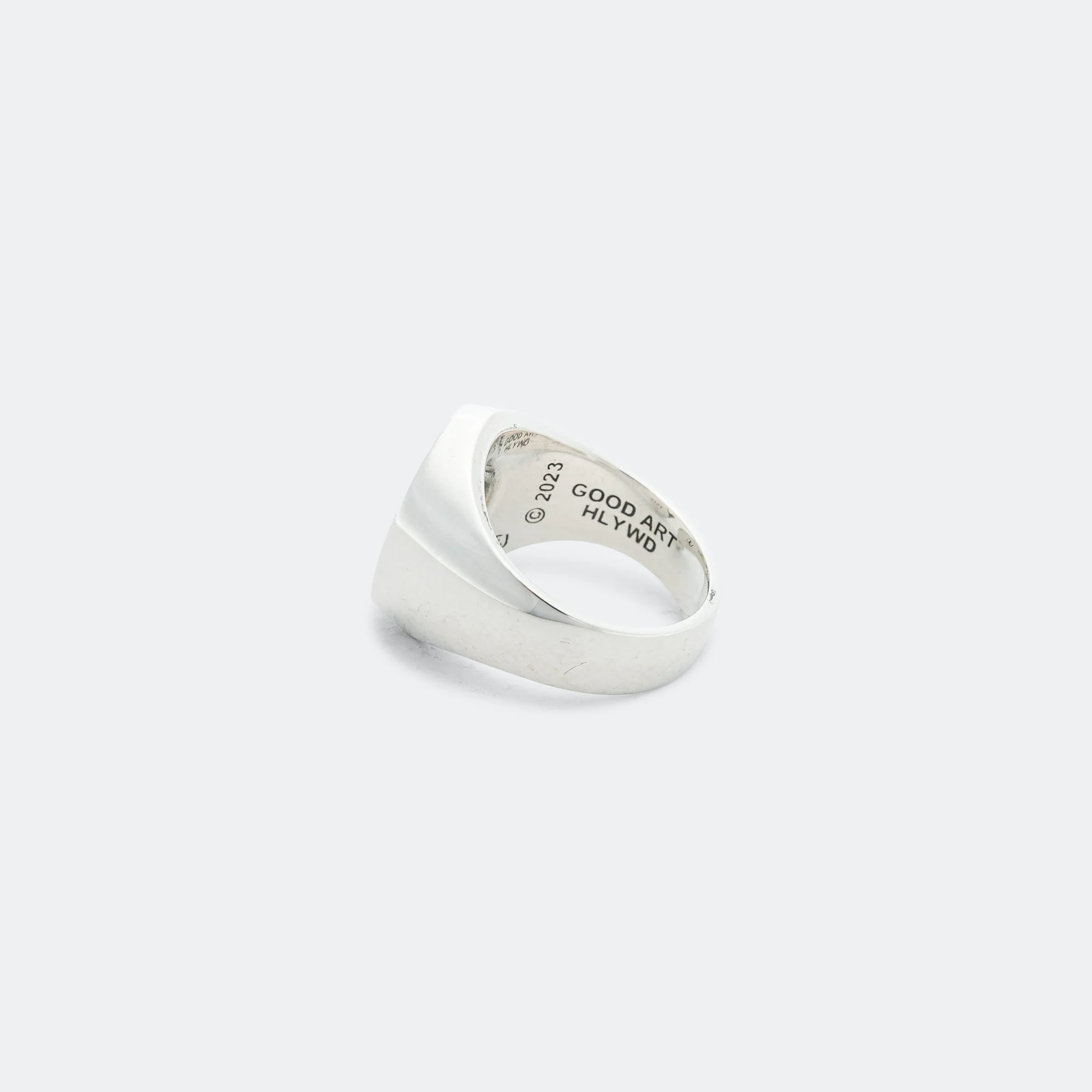 Horseshoe Ring Smooth - AA - 925 Silver - Image 2