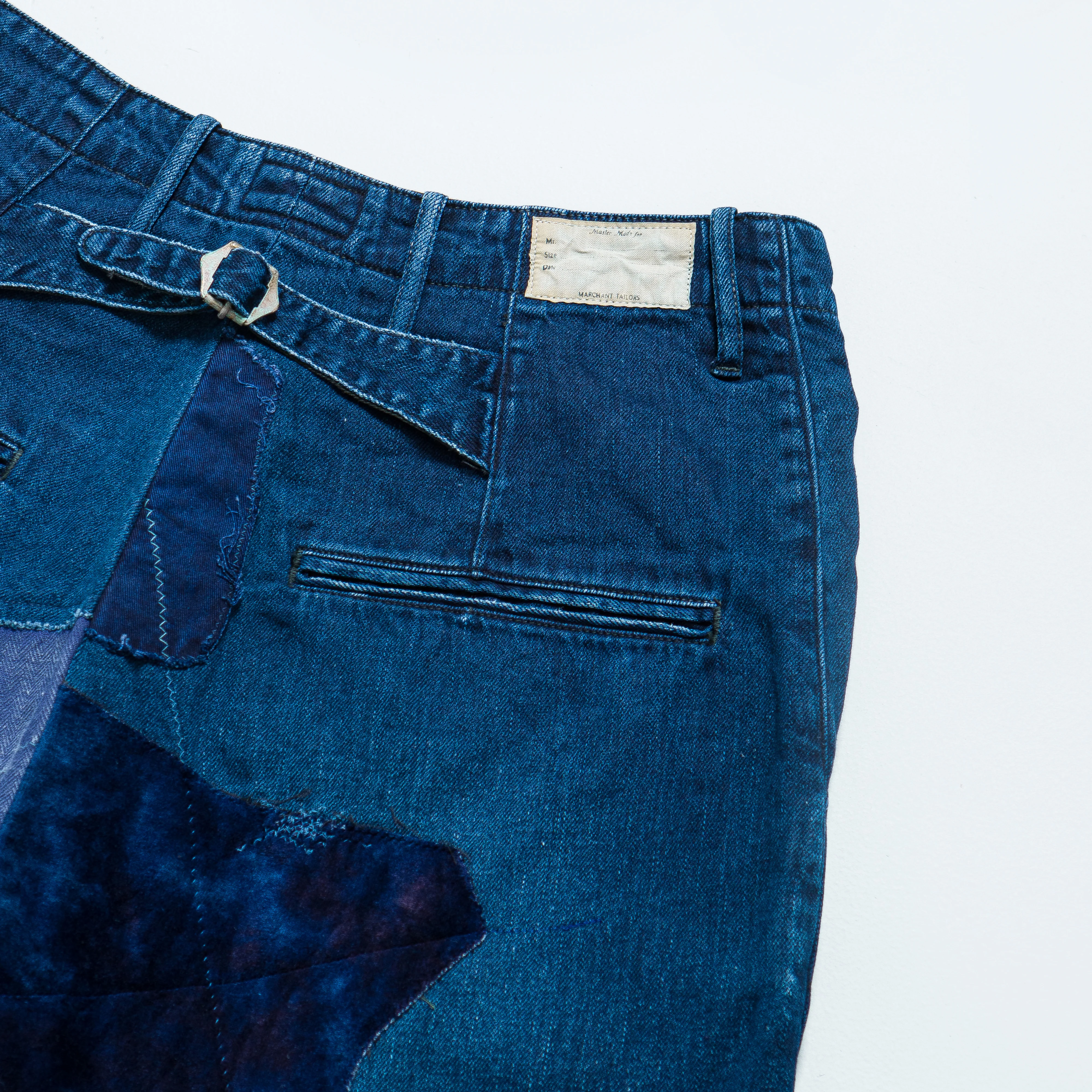 IDGxIDG Denim High Waisted Nime Pants (Gypsy Patch Remake) - Indigo - Image 5
