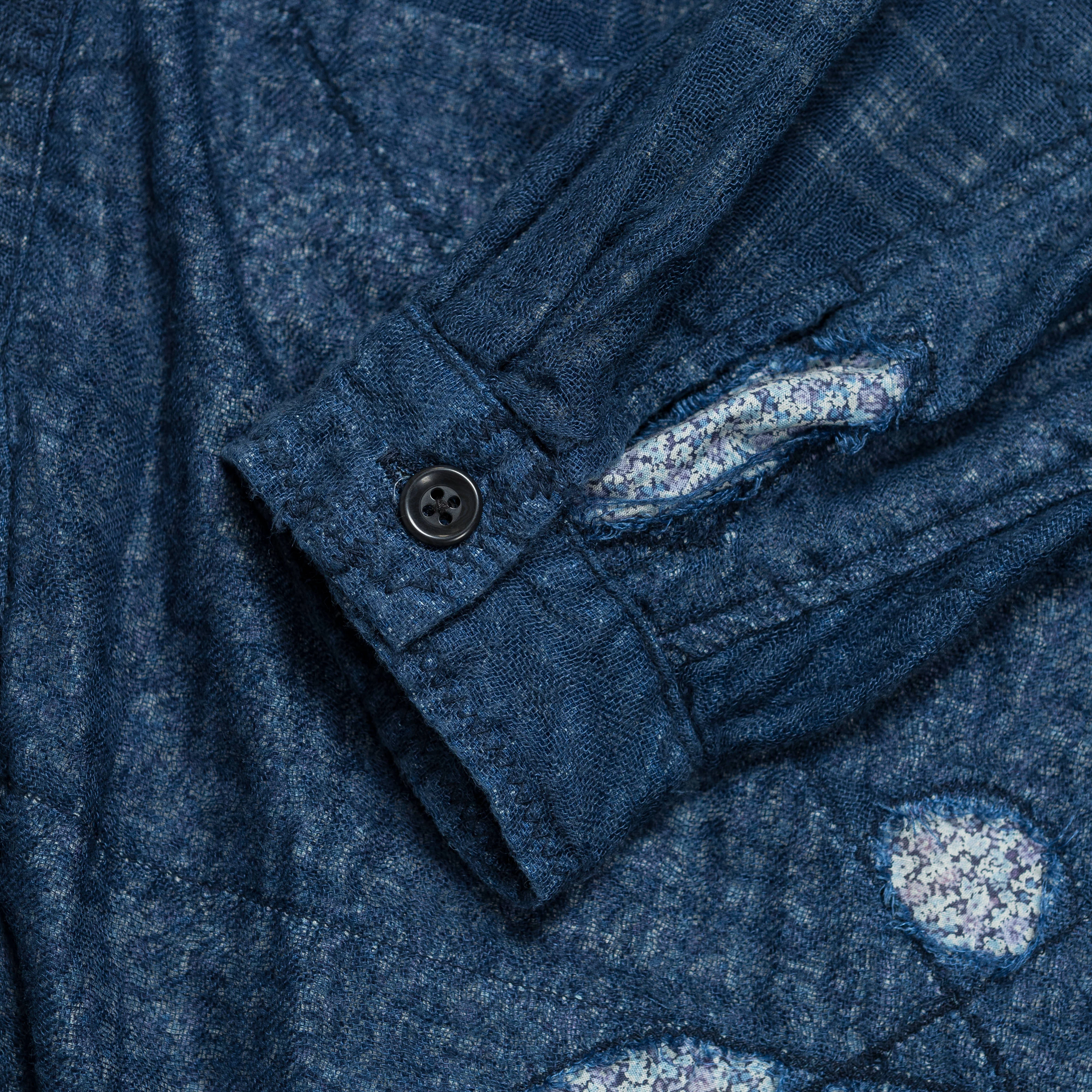 IDG Patchwork NORA-DOT TIGER JUDDBHAN Shirt - Indigo - Image 3