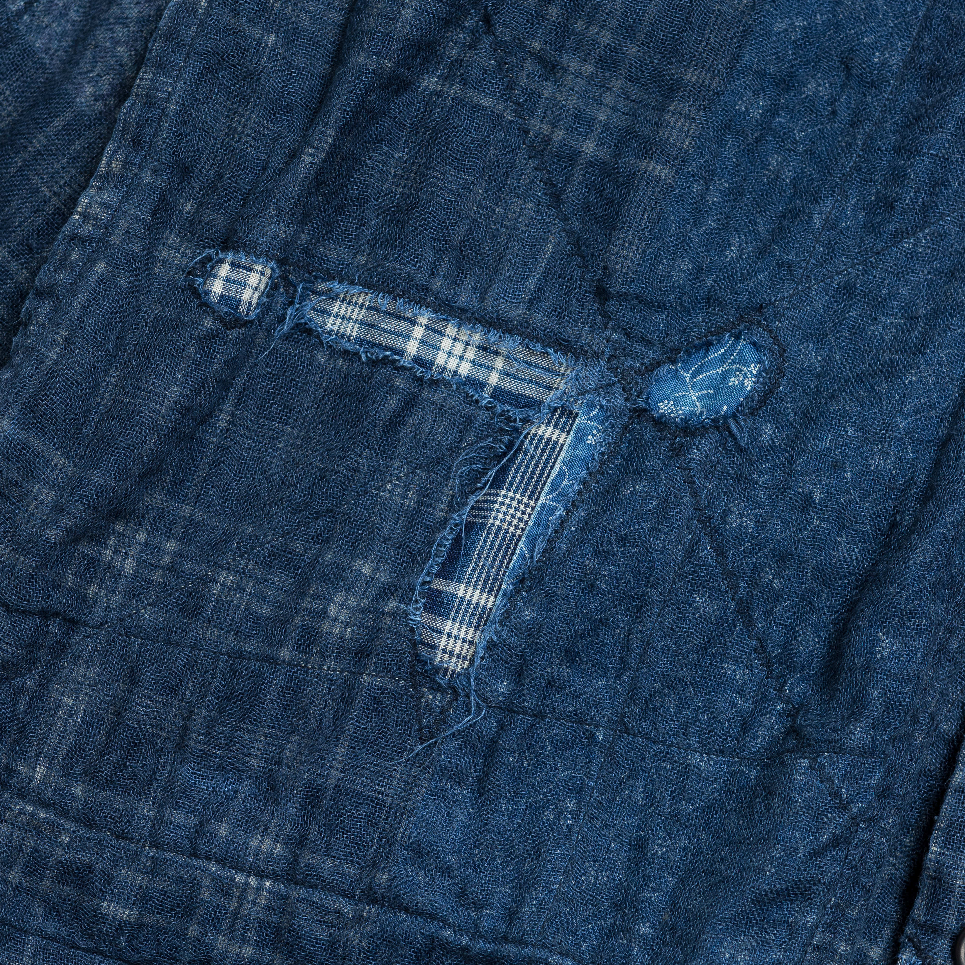 IDG Patchwork NORA-DOT TIGER JUDDBHAN Shirt - Indigo - Image 5