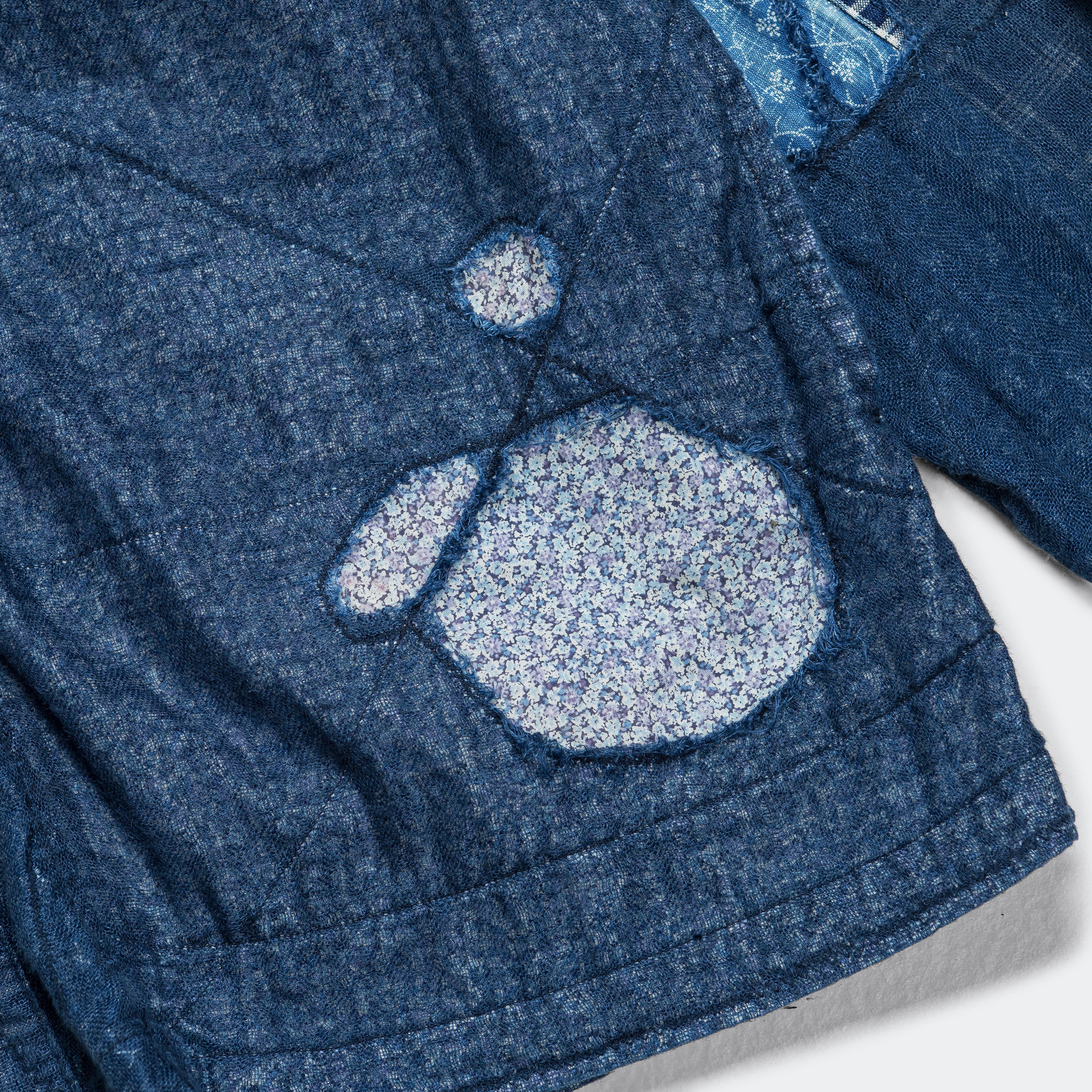IDG Patchwork NORA-DOT TIGER JUDDBHAN Shirt - Indigo - Image 6