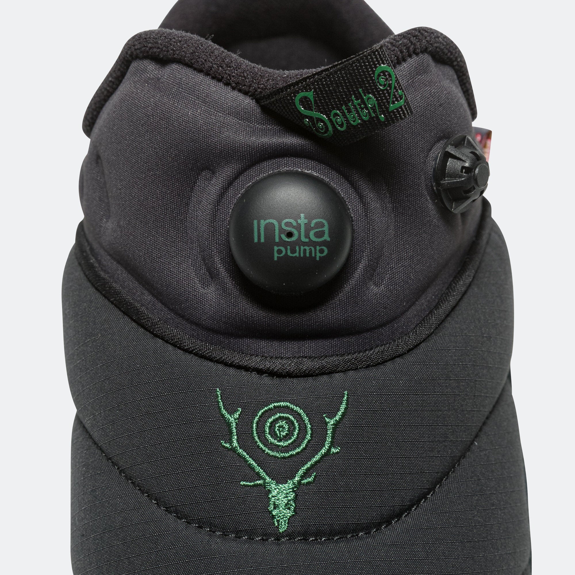Instapump Fury Mule x South2 West8 - Black/Green - Image 6