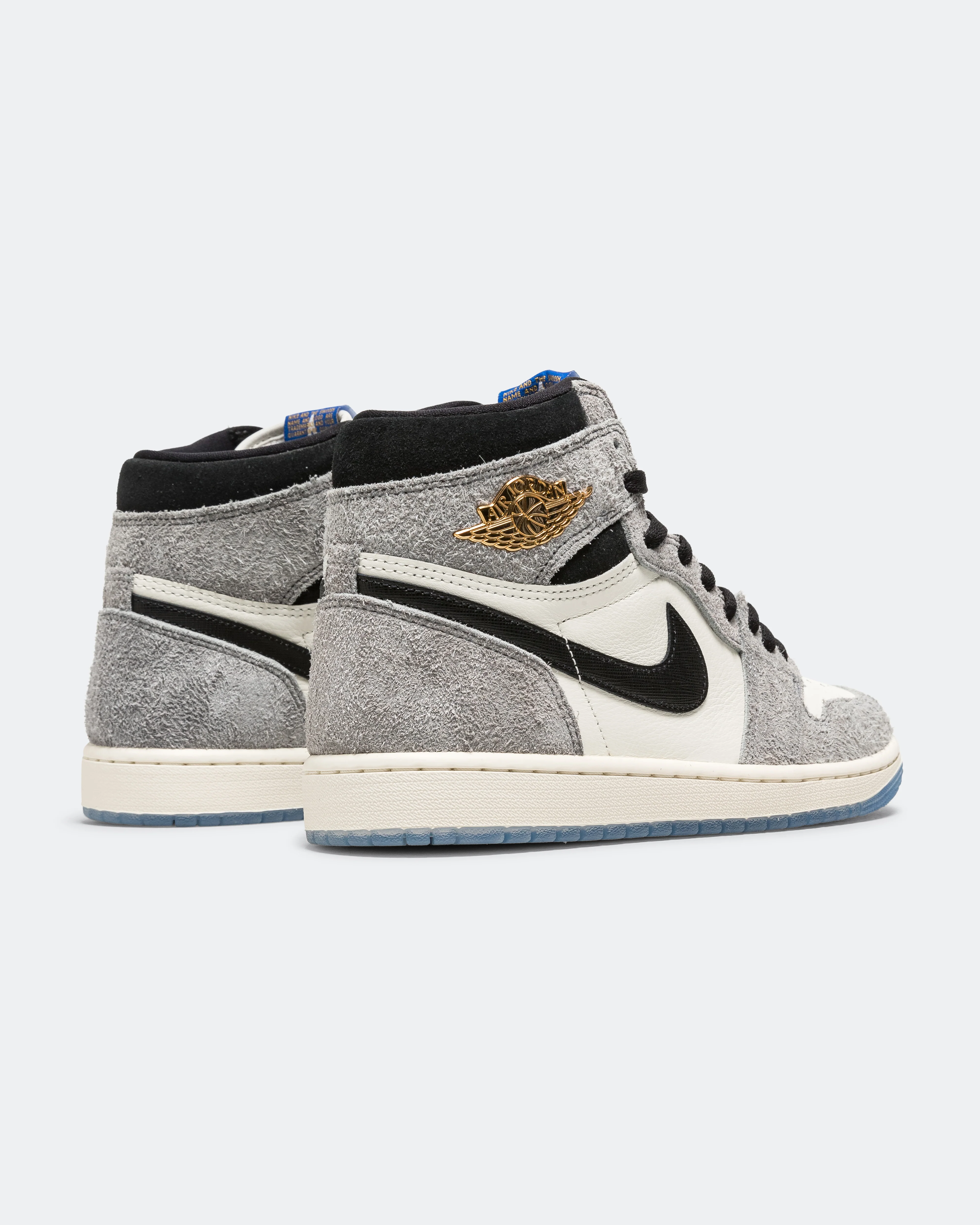 Air Jordan 1 Retro High OG - Cool Grey/Black-Sail-Game Royal - Image 3