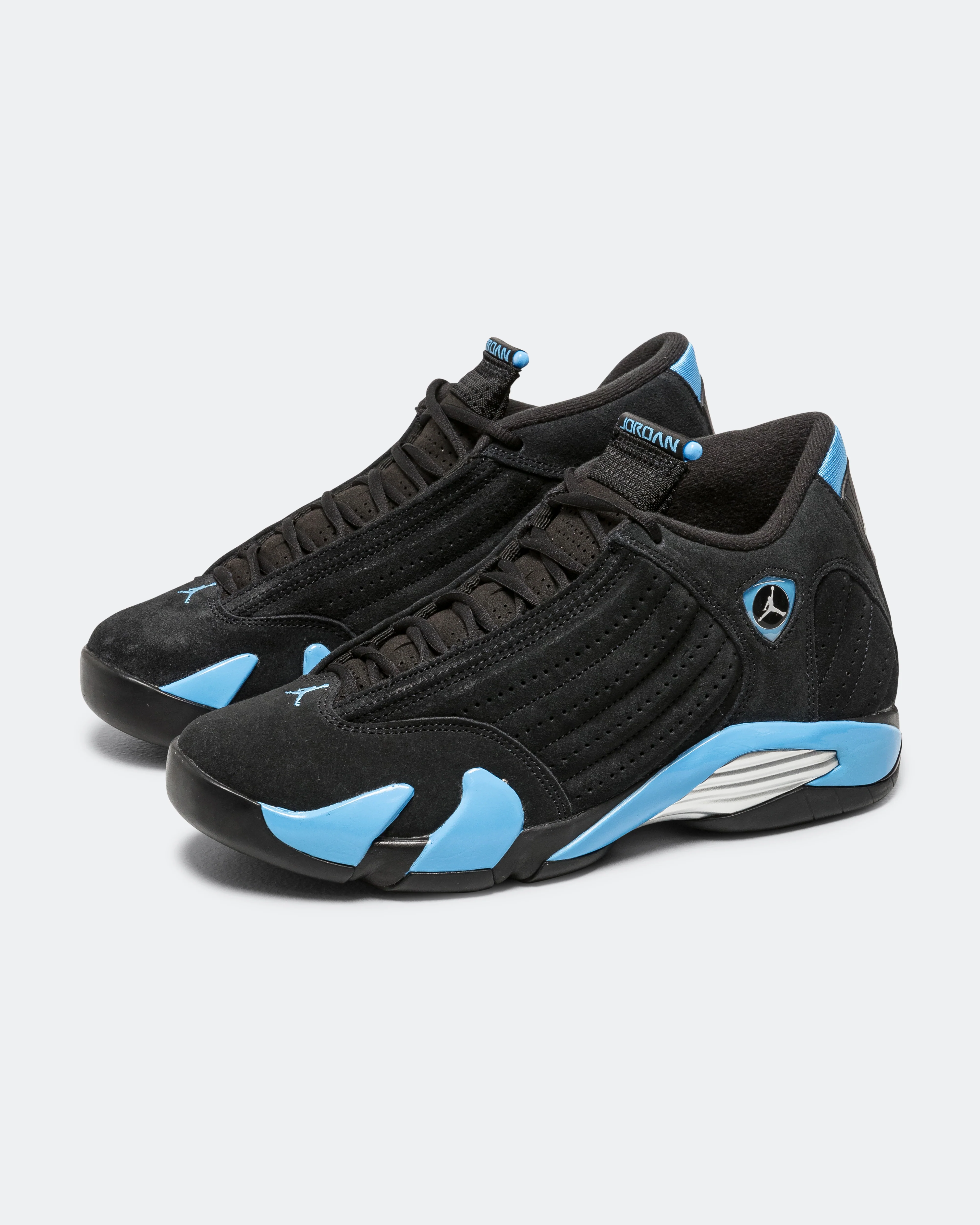 Air Jordan 14 Retro - Black/White-University Blue - Image 2