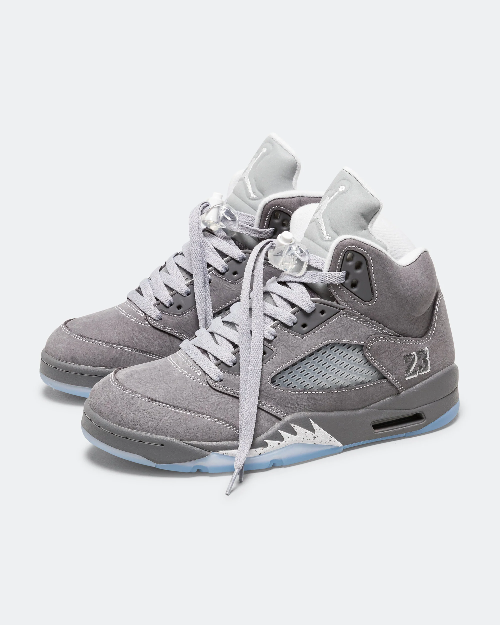 Air Jordan 5 Retro (PS) - Lt Graphite/White-Wolf Grey - Image 2