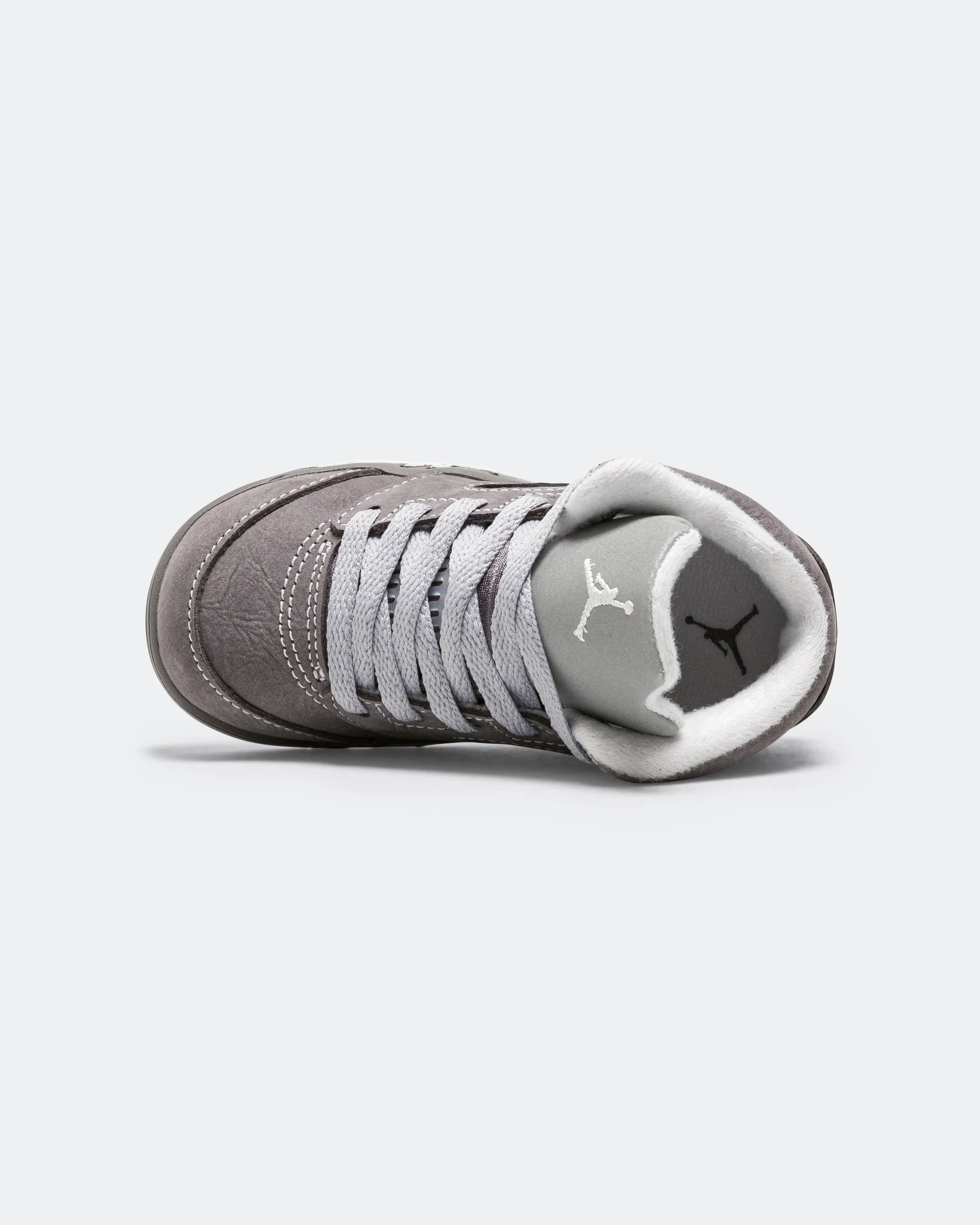 Air Jordan 5 Retro (TD) - Lt Graphite/White-Wolf Grey - Image 4