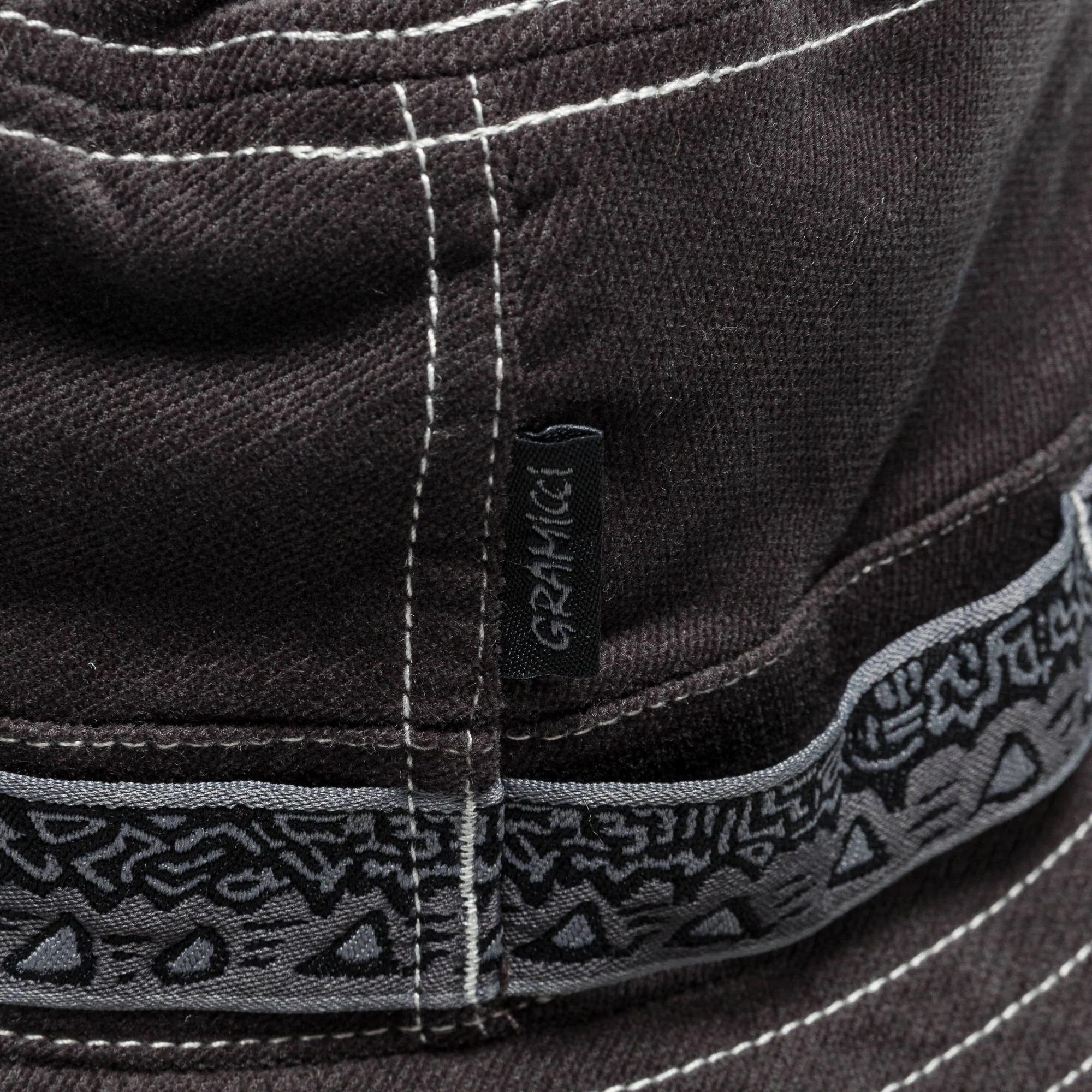 JQ Tape Corduroy Hat x and wander - Charcoal - Image 3