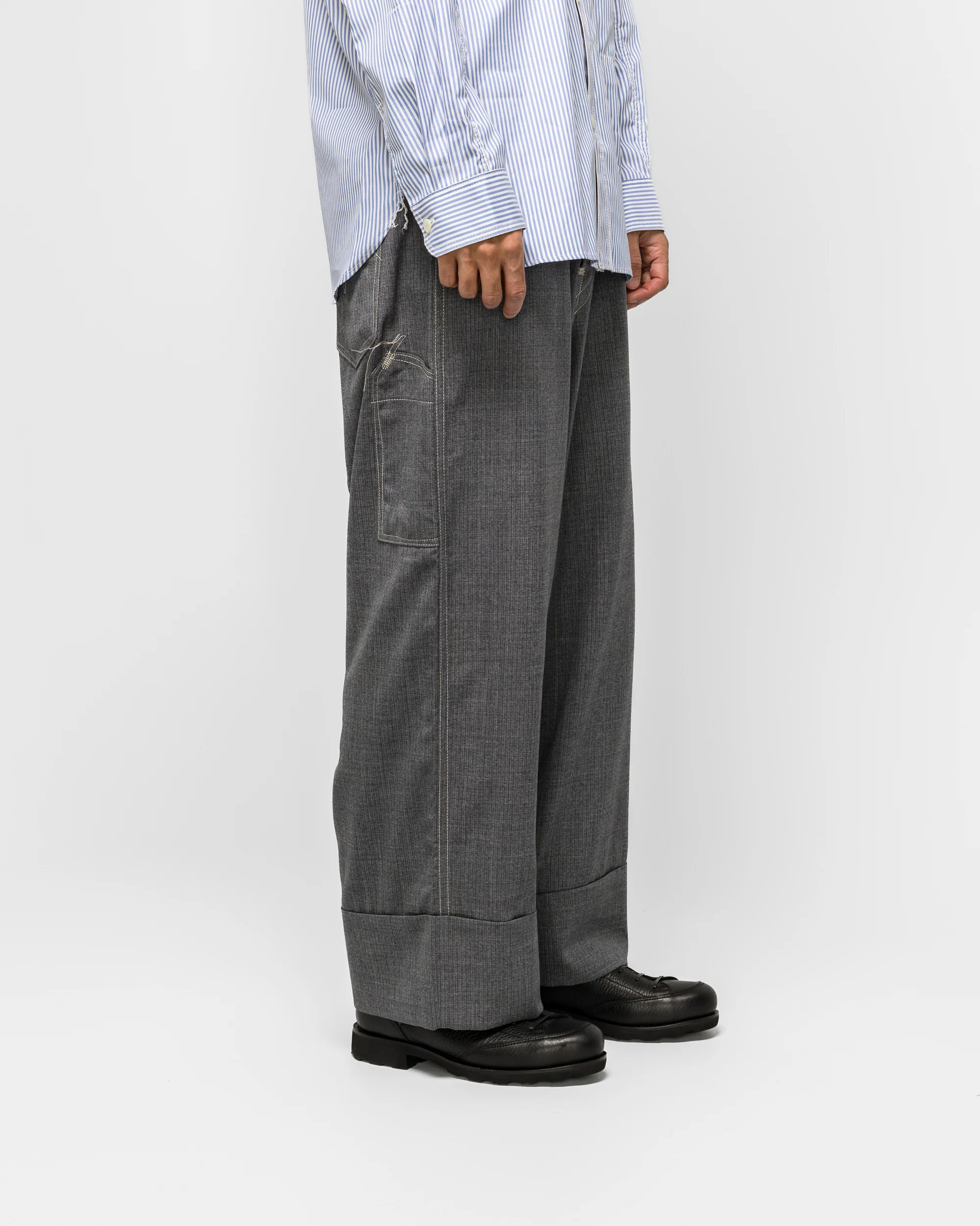 Hemp Canvas Print Trousers x Levi's - Indigo - Image 3