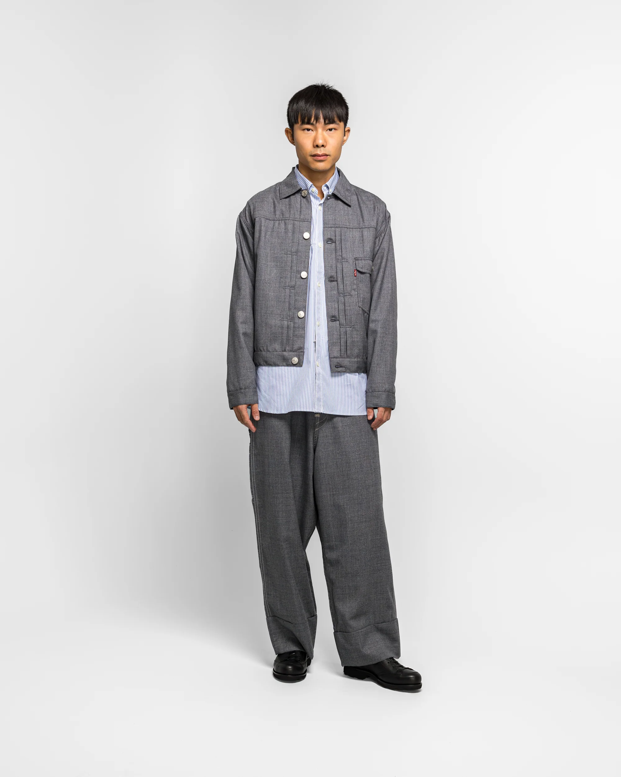 Wool Stripe x Levi's - Blue/Grey - Image 7