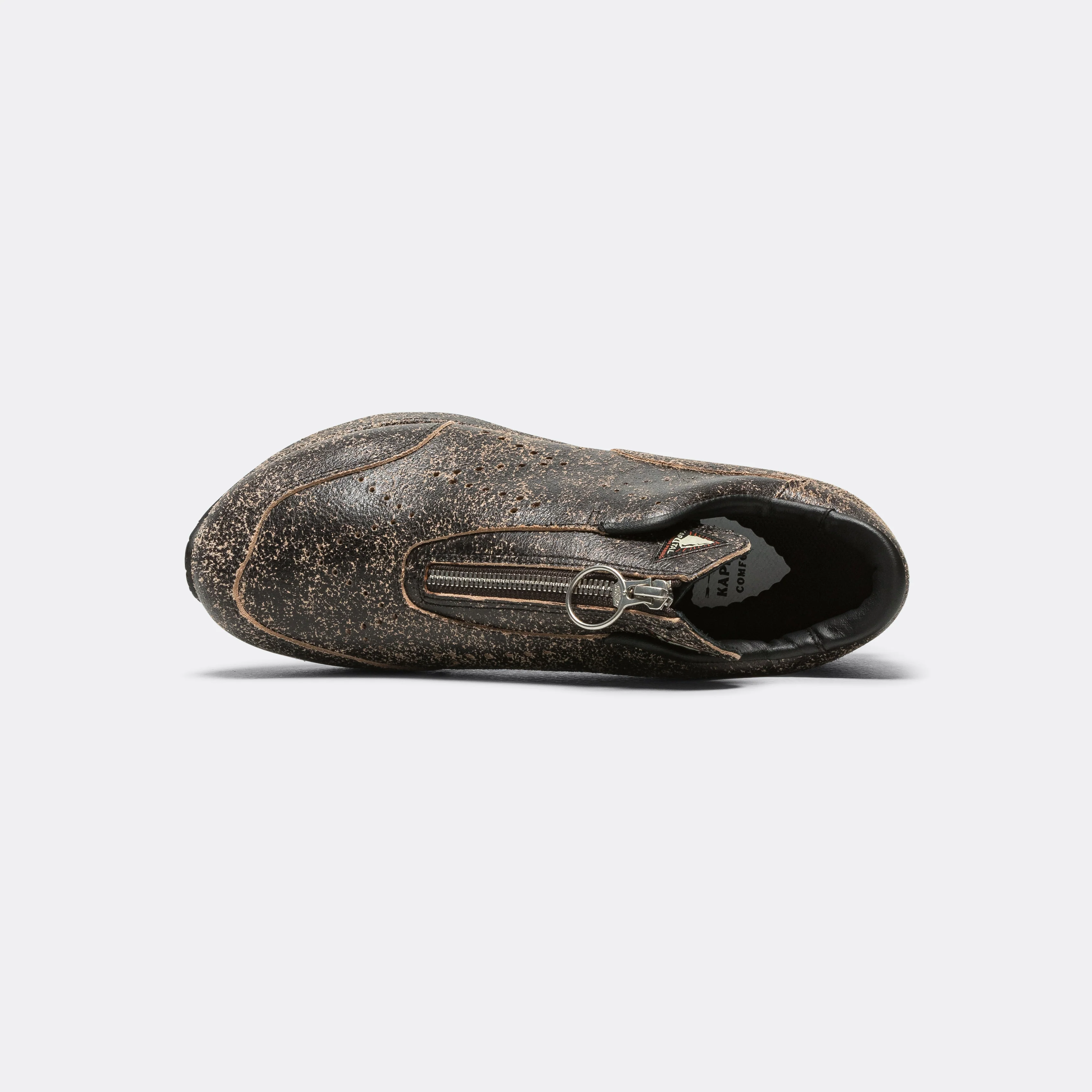 Crack Leather SPARROW Sneaker - Black - Image 4
