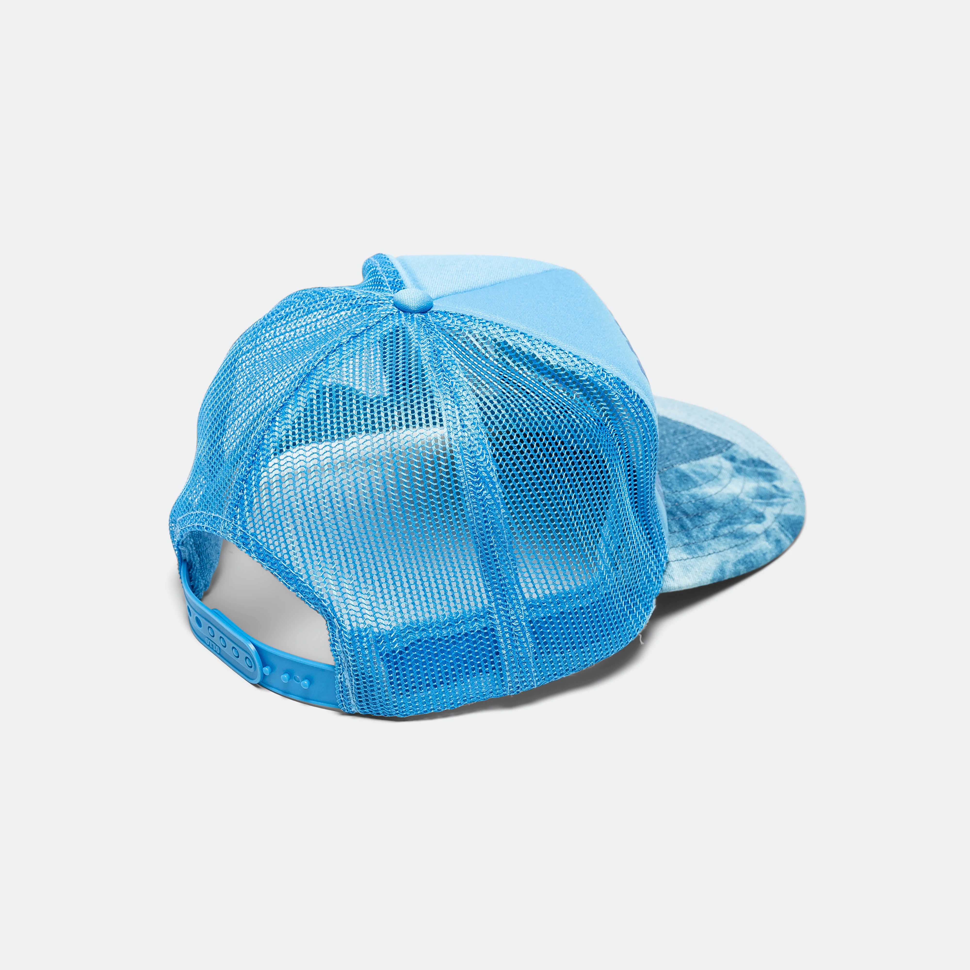 DENIM REPAIR SERVICE Denim Re-Construct Trucker Cap - Sax - Image 2