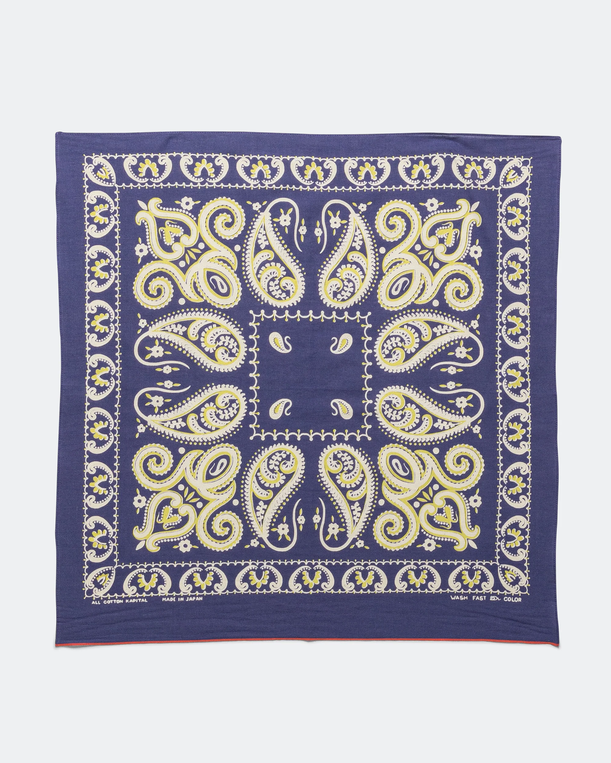 Fastcolor Selvedge Bandanna (SAMBO Paisley) 20x20 - Purple