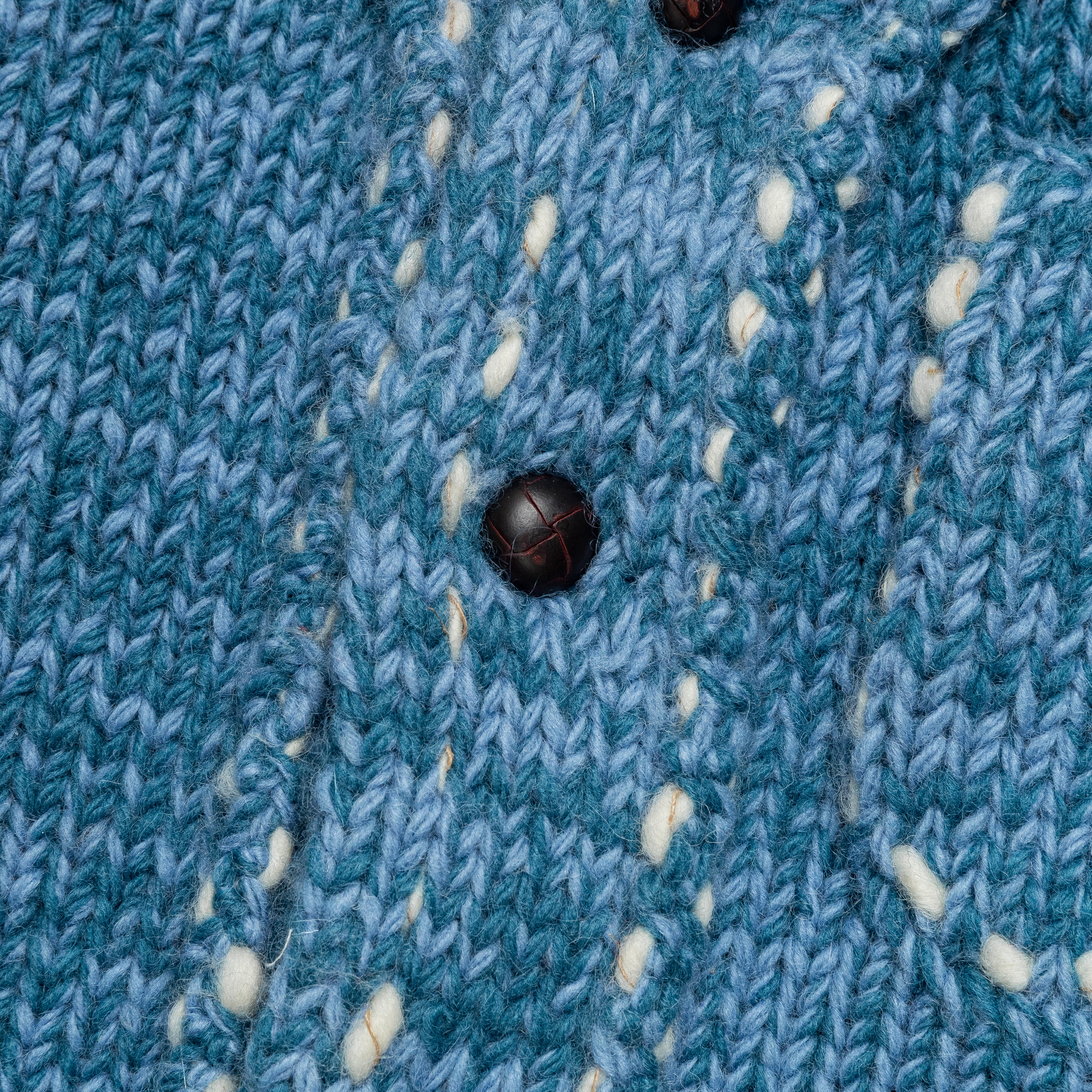 Hand Knit Cowichan RAILROAD JKT - Navy - Image 5