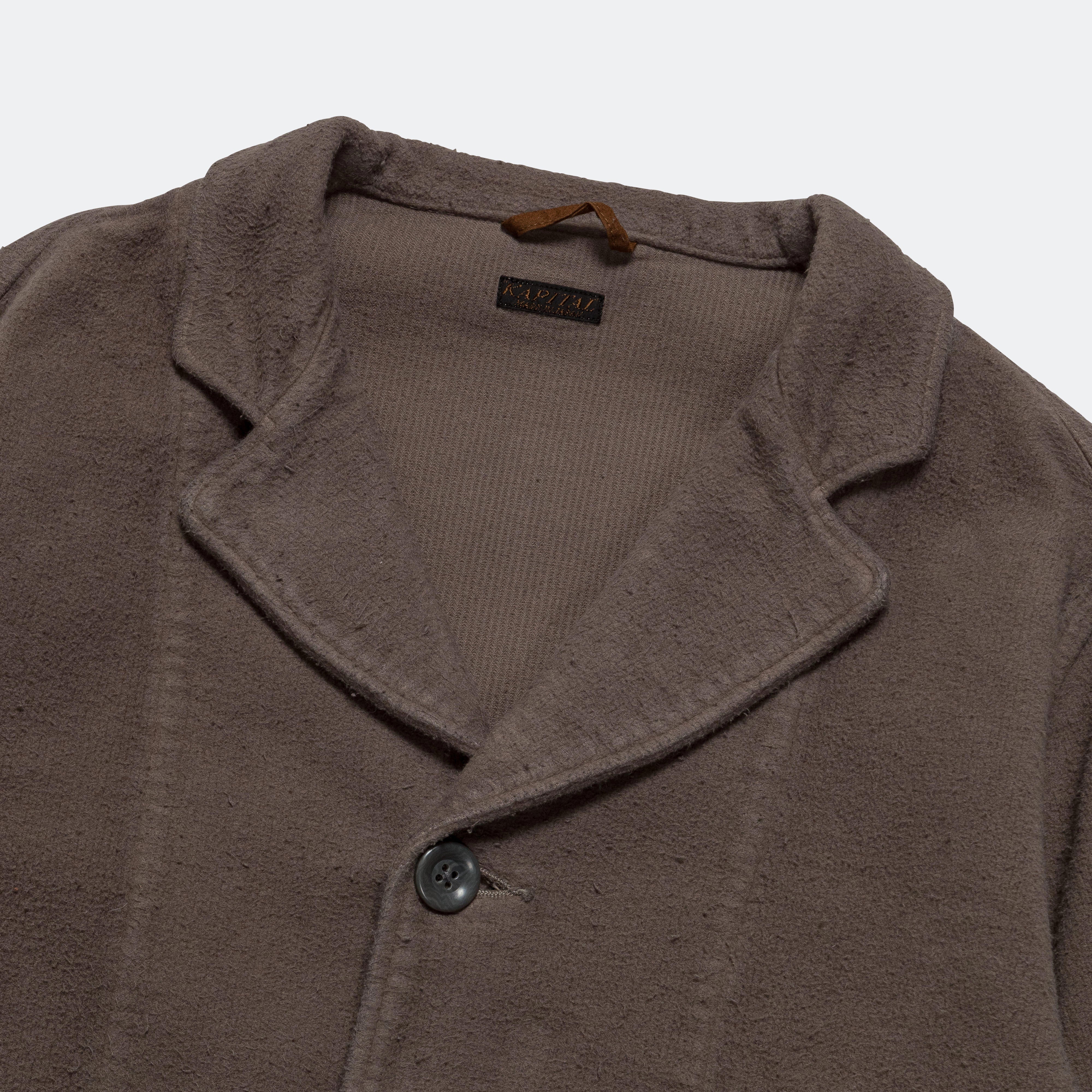 Napped Heat-Corduroy HOSPITAL JKT - Gray - Image 2