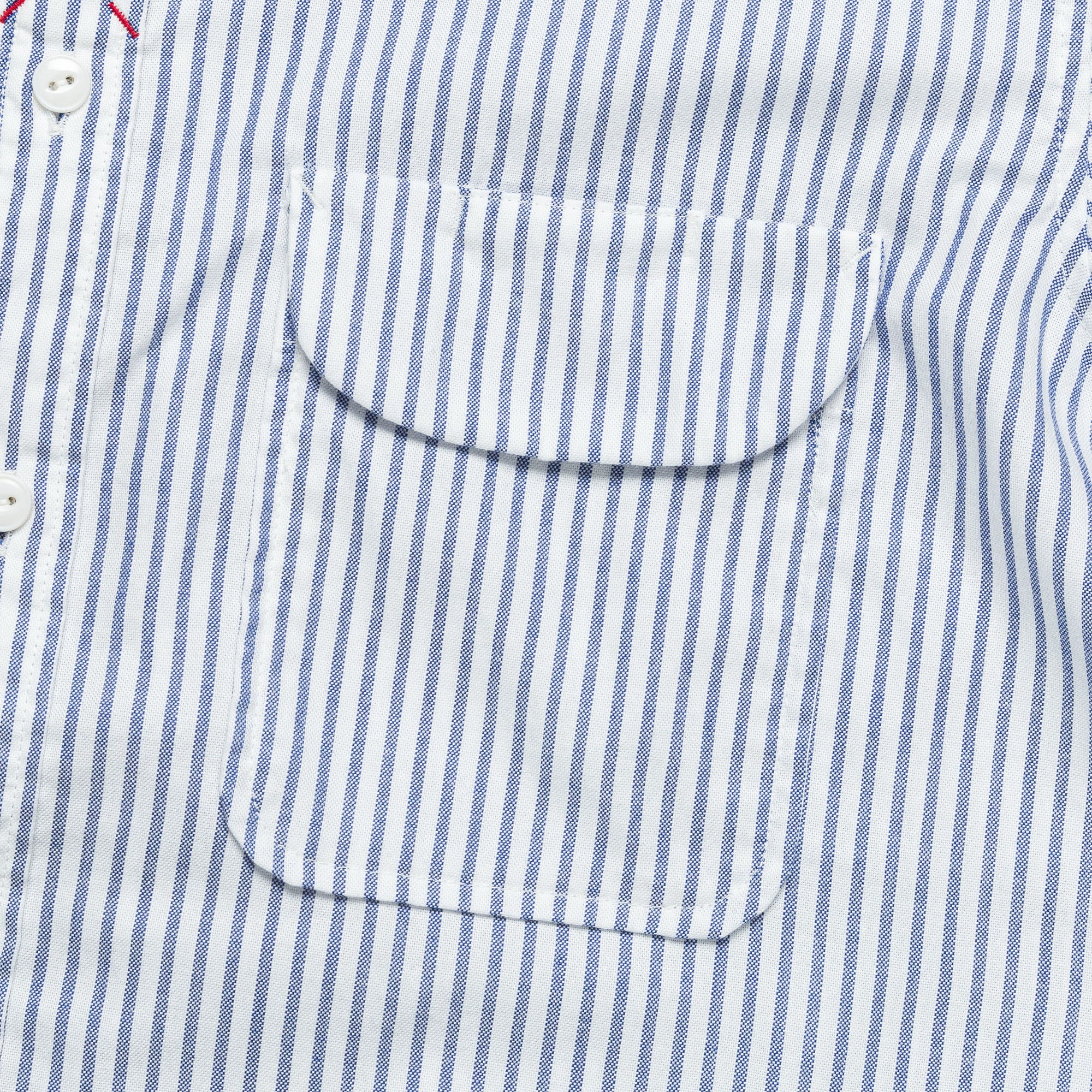 OX Stripe Clip Shirt - Blue - Image 3